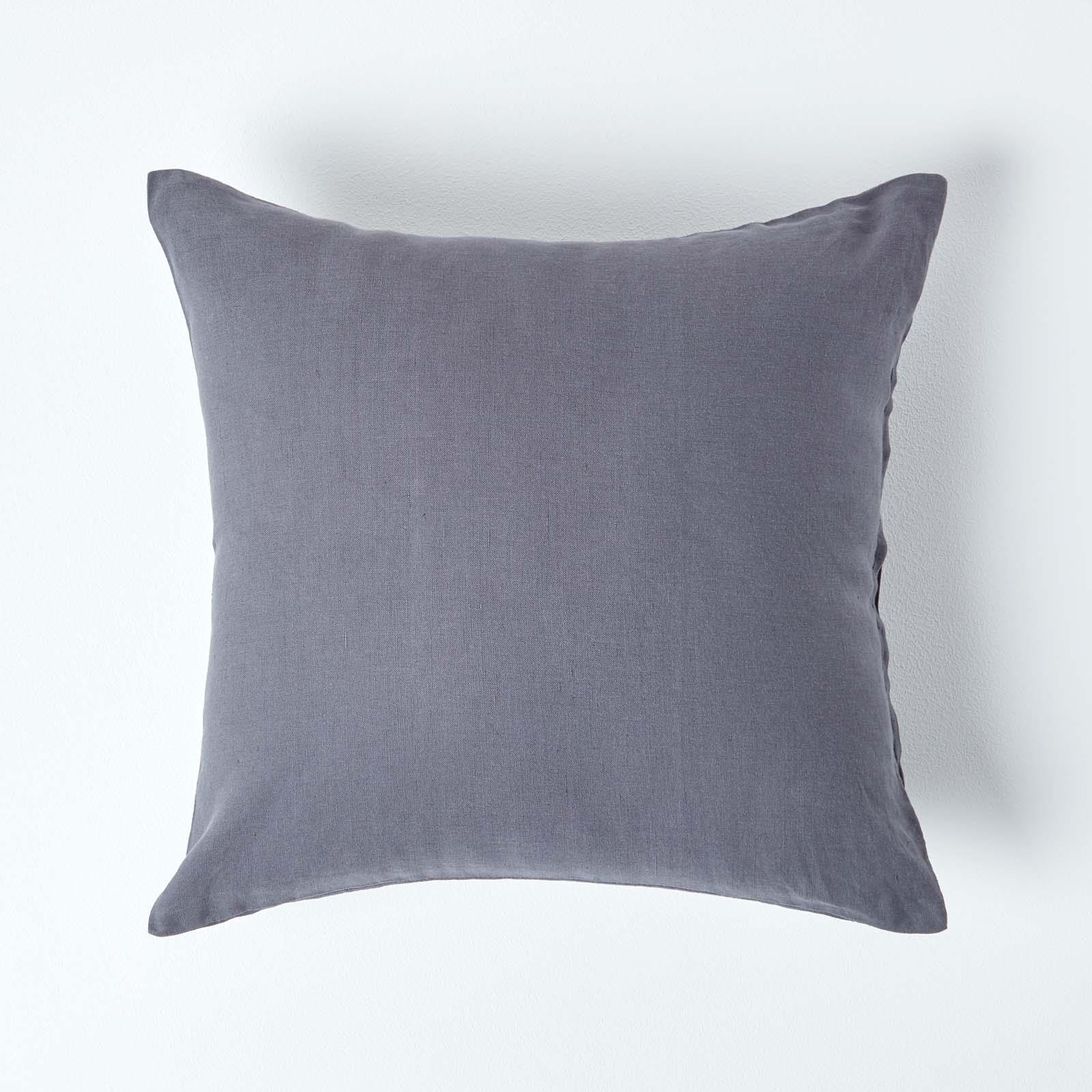 Luxury Cotton Linen Plain Soft Continental European Pillowcase - Picture 7 of 27