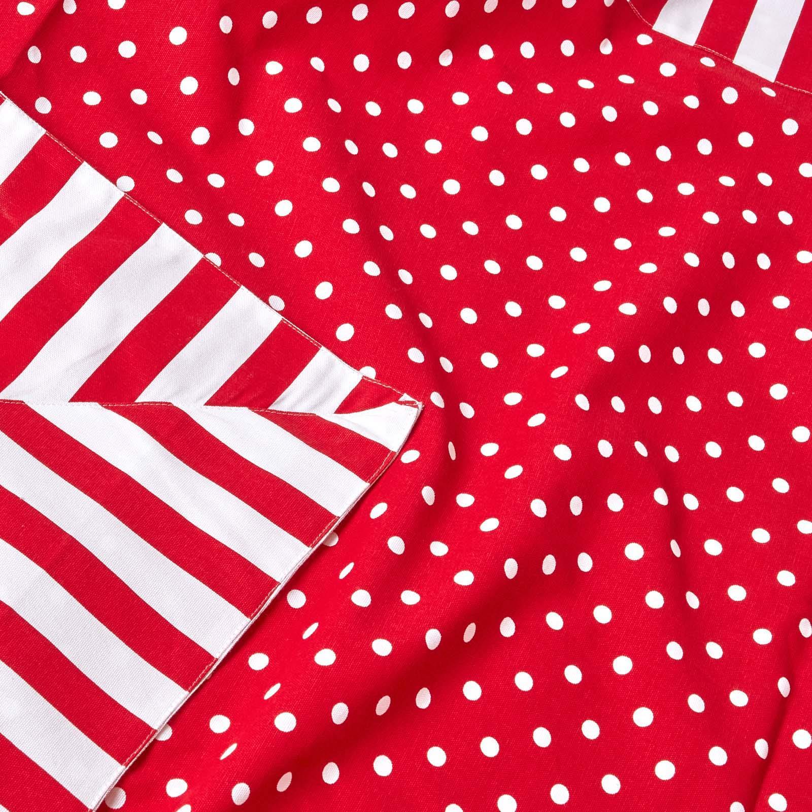 Cotton Pink Heart Decorative Sofa Throw, Red Polka Dots, Blue Stars and Stripes - Picture 27 of 55
