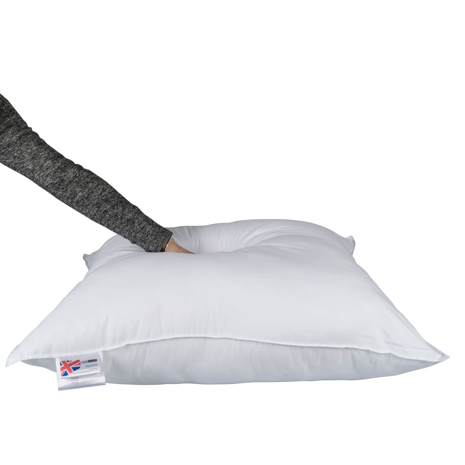 Continental European Size Duck Feather Single & Pillow Pair - 100% Cotton Casing - Picture 18 of 21