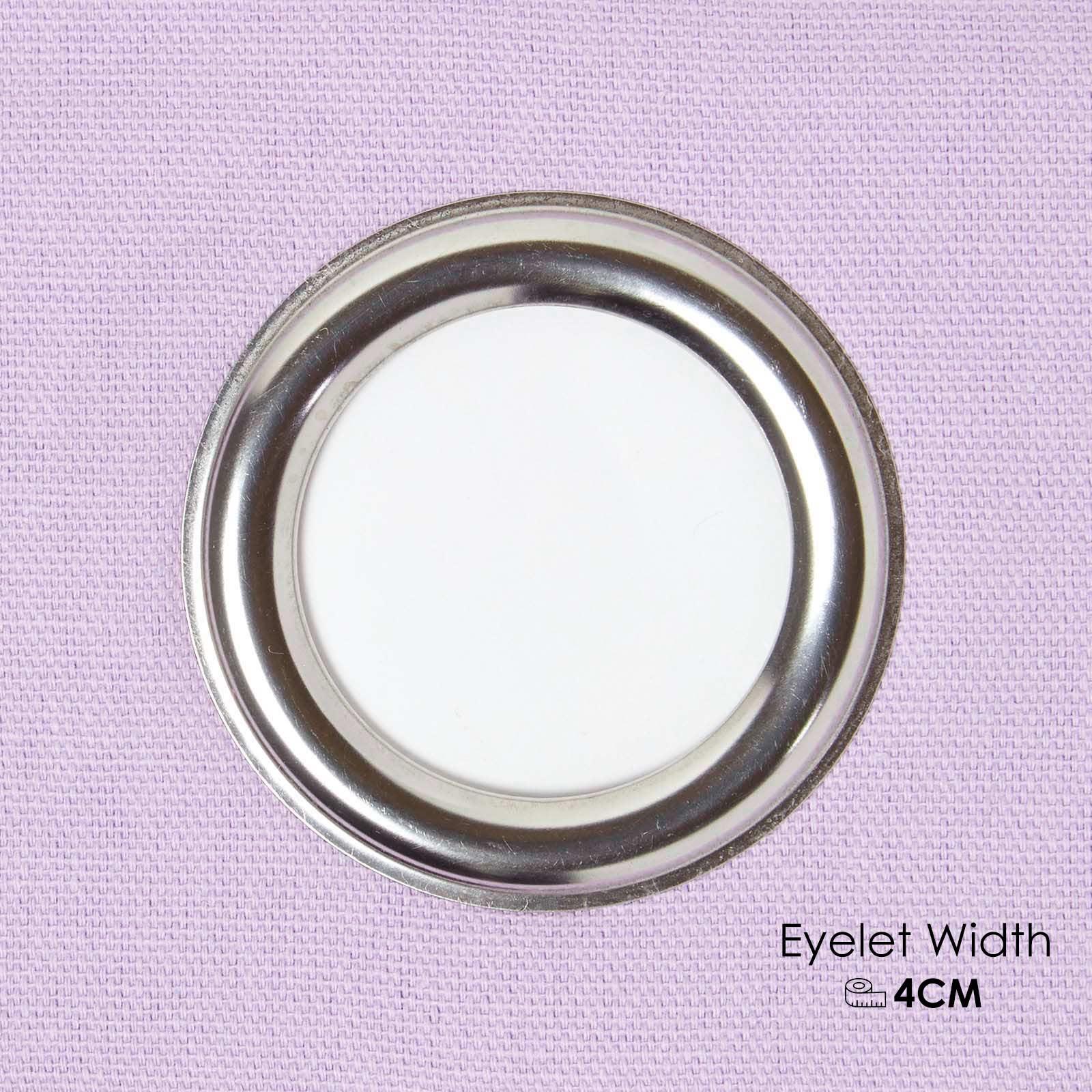 Plain Dyed Heavy Cotton Curtain Eyelet Ready Made Ring Top White, Blue, Grey - Picture 48 of 83