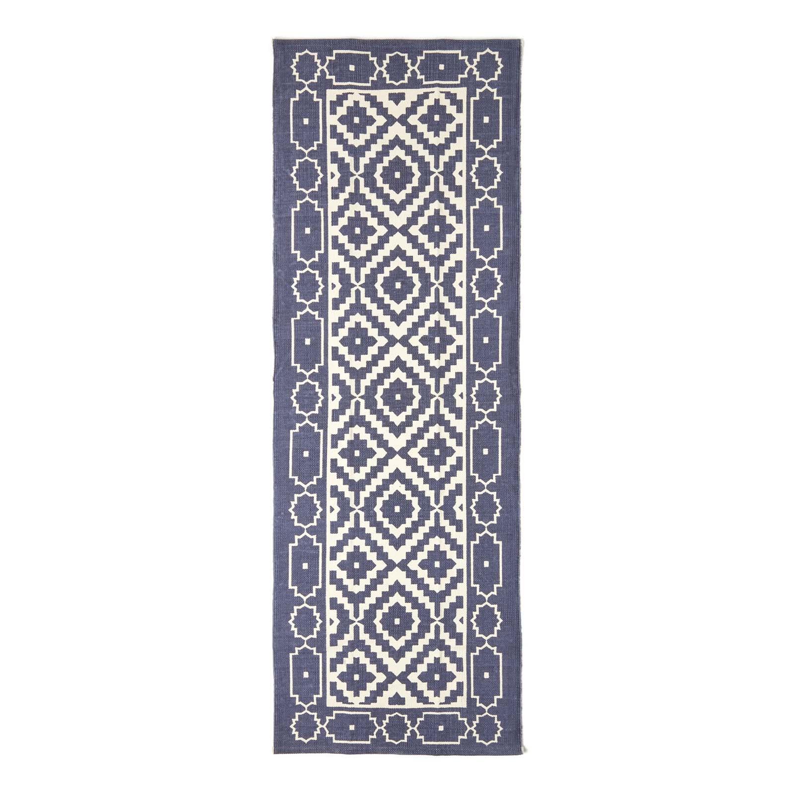 Handwoven Hallway Runner 100% Cotton Hall Rug Multicolour Geometric Printed - Picture 18 of 41