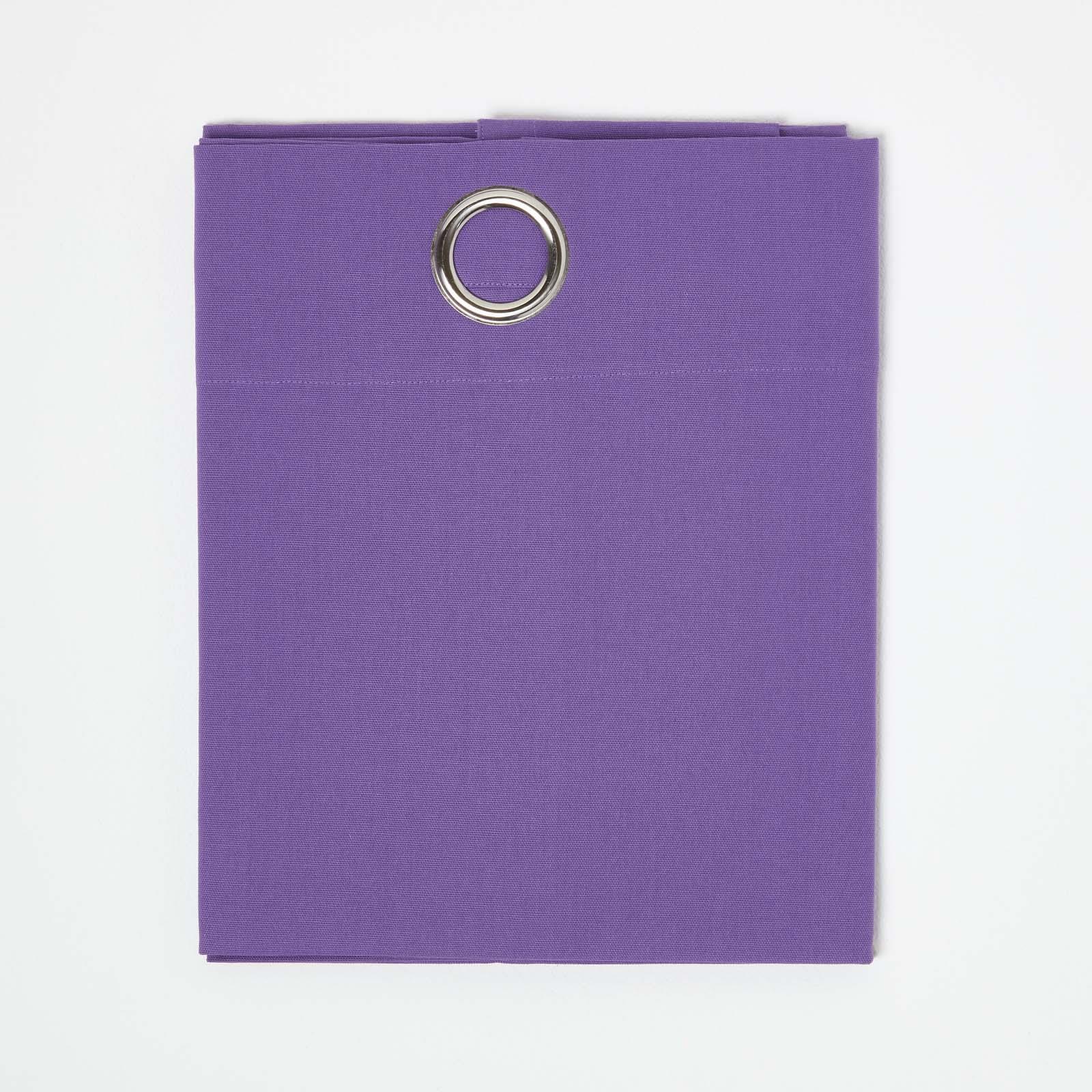 Plain Dyed Heavy Cotton Curtain Eyelet Ready Made Ring Top White, Blue, Grey - Picture 73 of 83