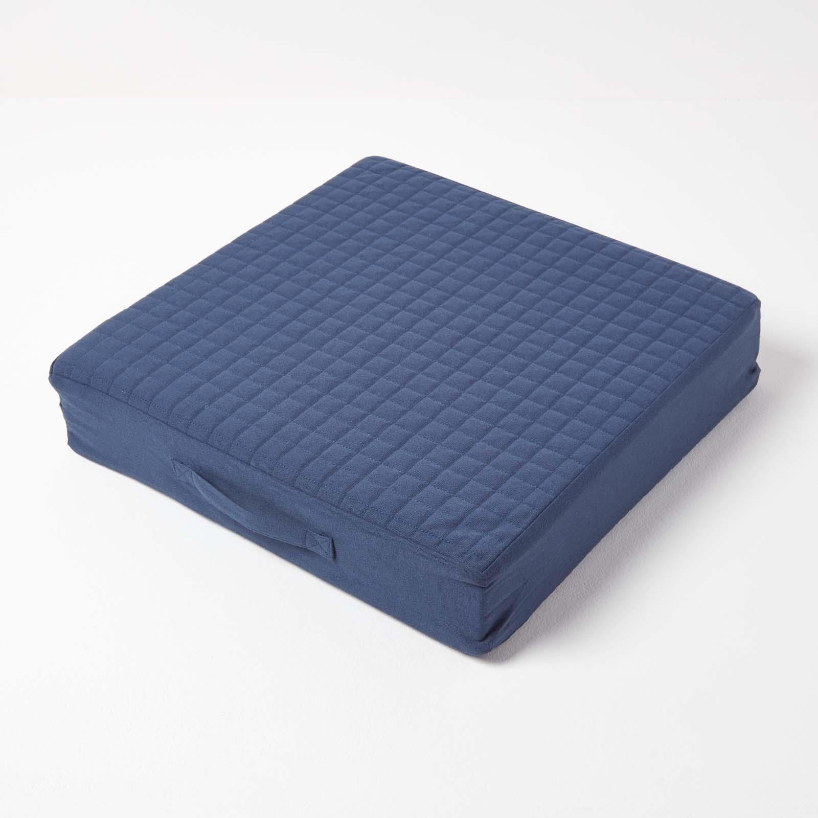 Quilted Armchair Booster Cushion with Removable Cover Firm Orthopaedic Foam - Picture 4 of 43