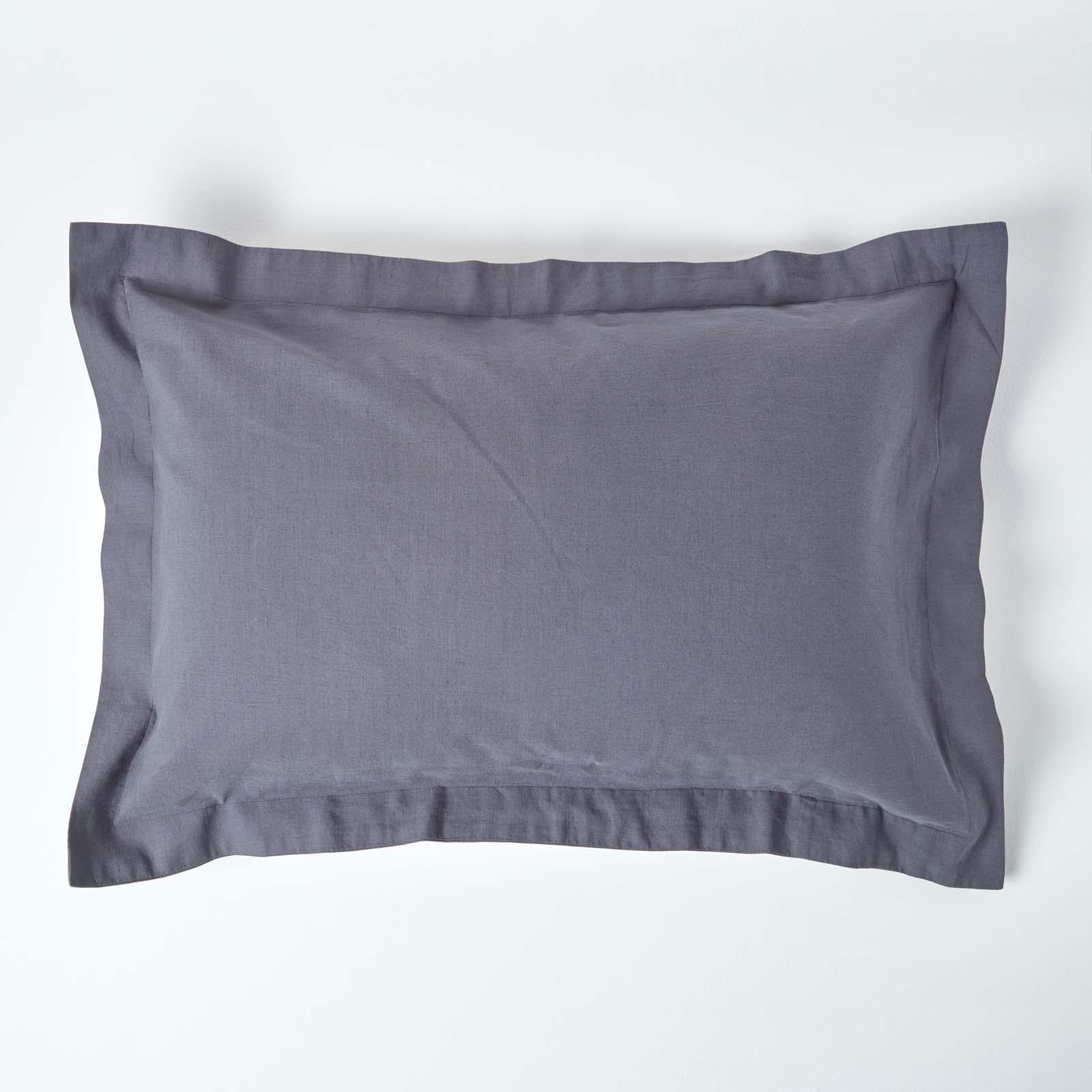 Luxury Soft Linen Plain Oxford/ Housewife Pillowcase Standard & King
