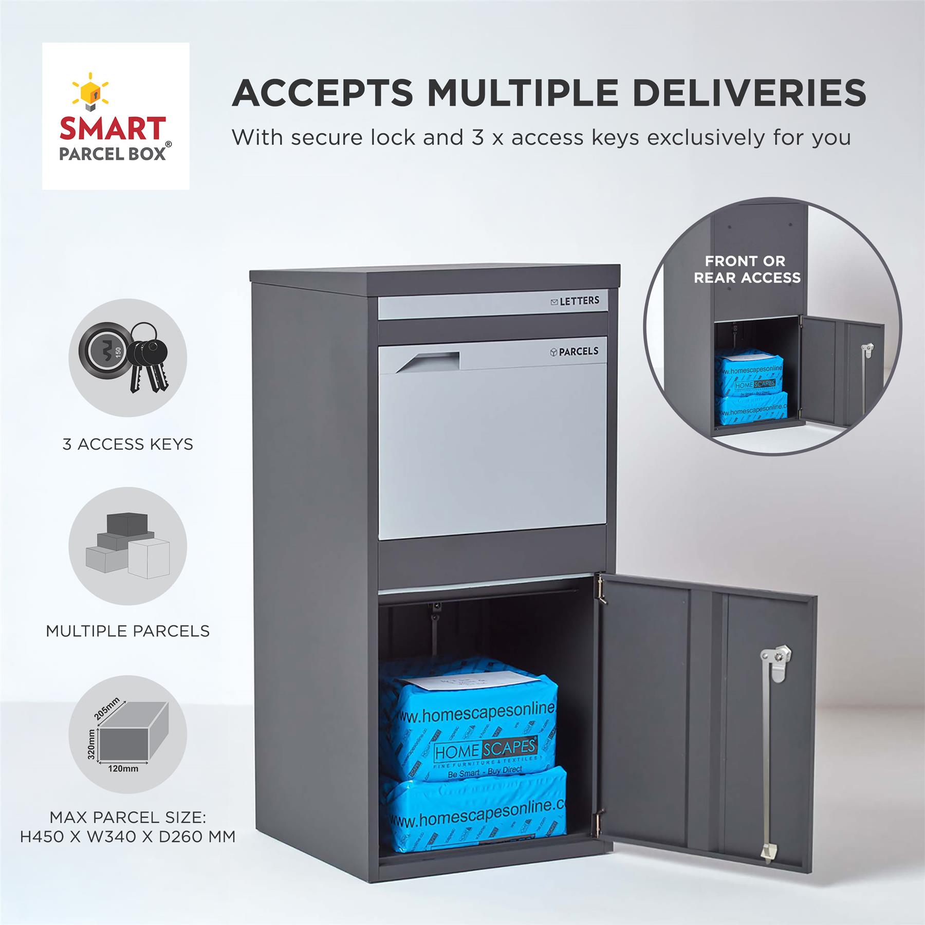 Large/ Extra-Large Front & Rear Access Smart Parcel Box® Special Edition - Picture 17 of 52