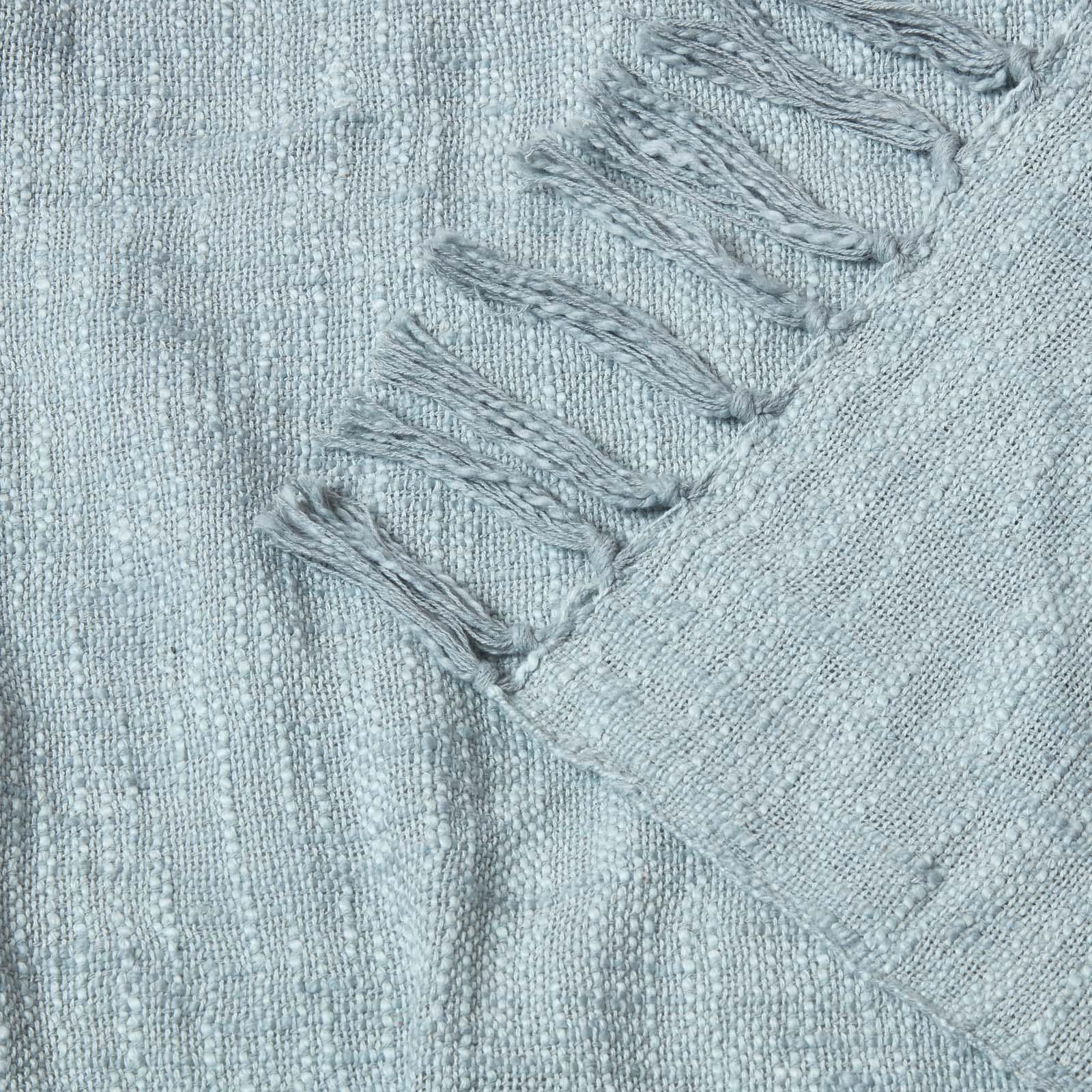 Homescapes Hand woven 100% Pure Cotton Throws for Bed or Sofa Yellow Grey Purple - Picture 6 of 54