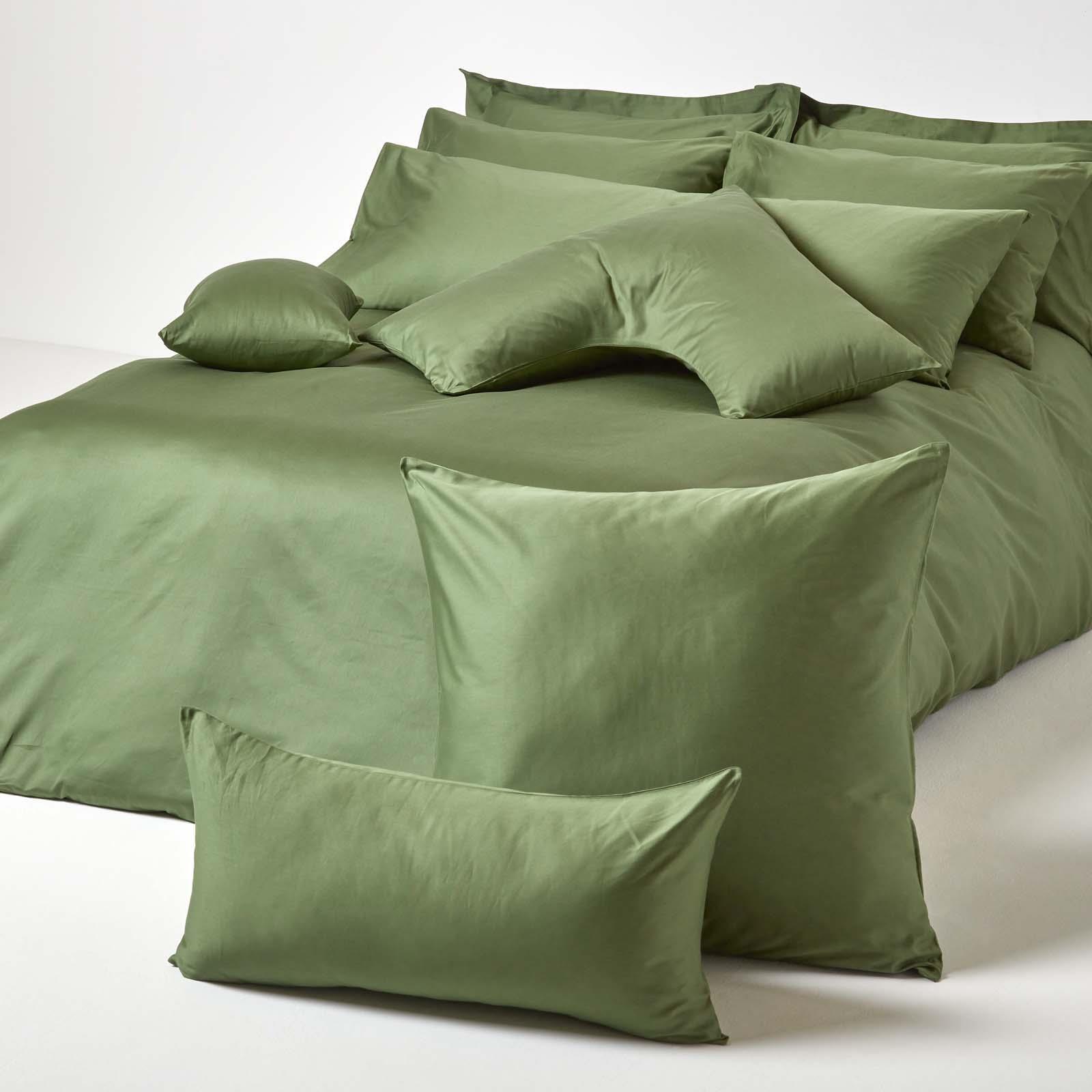 100% Organic Cotton Continental Pillowcase, 400 TC 600 Thread Count Equivalent - Picture 28 of 36