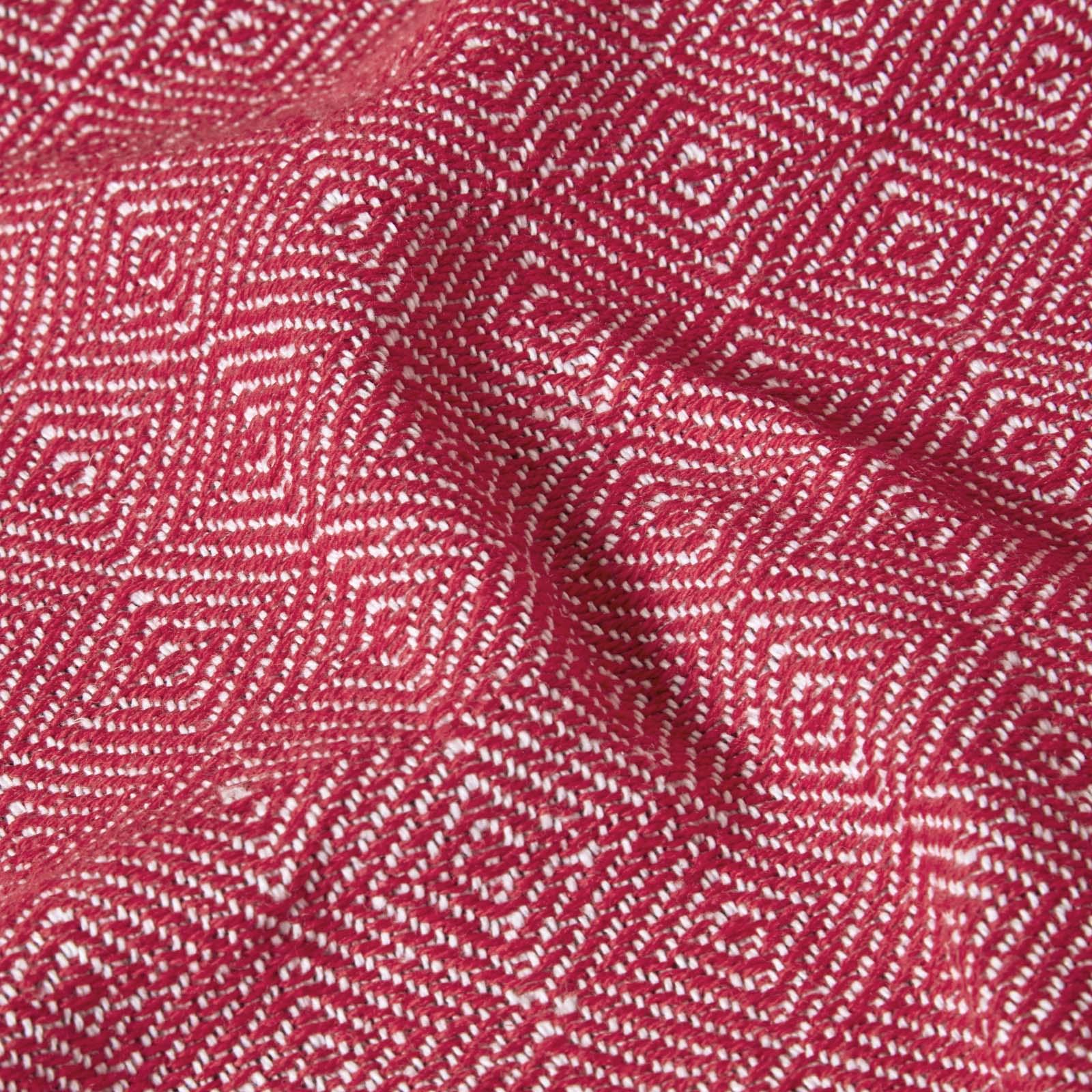 100% Cotton Lightweight Handwoven Textured "MALDA" Throw Blanket with Tassels - Picture 14 of 16