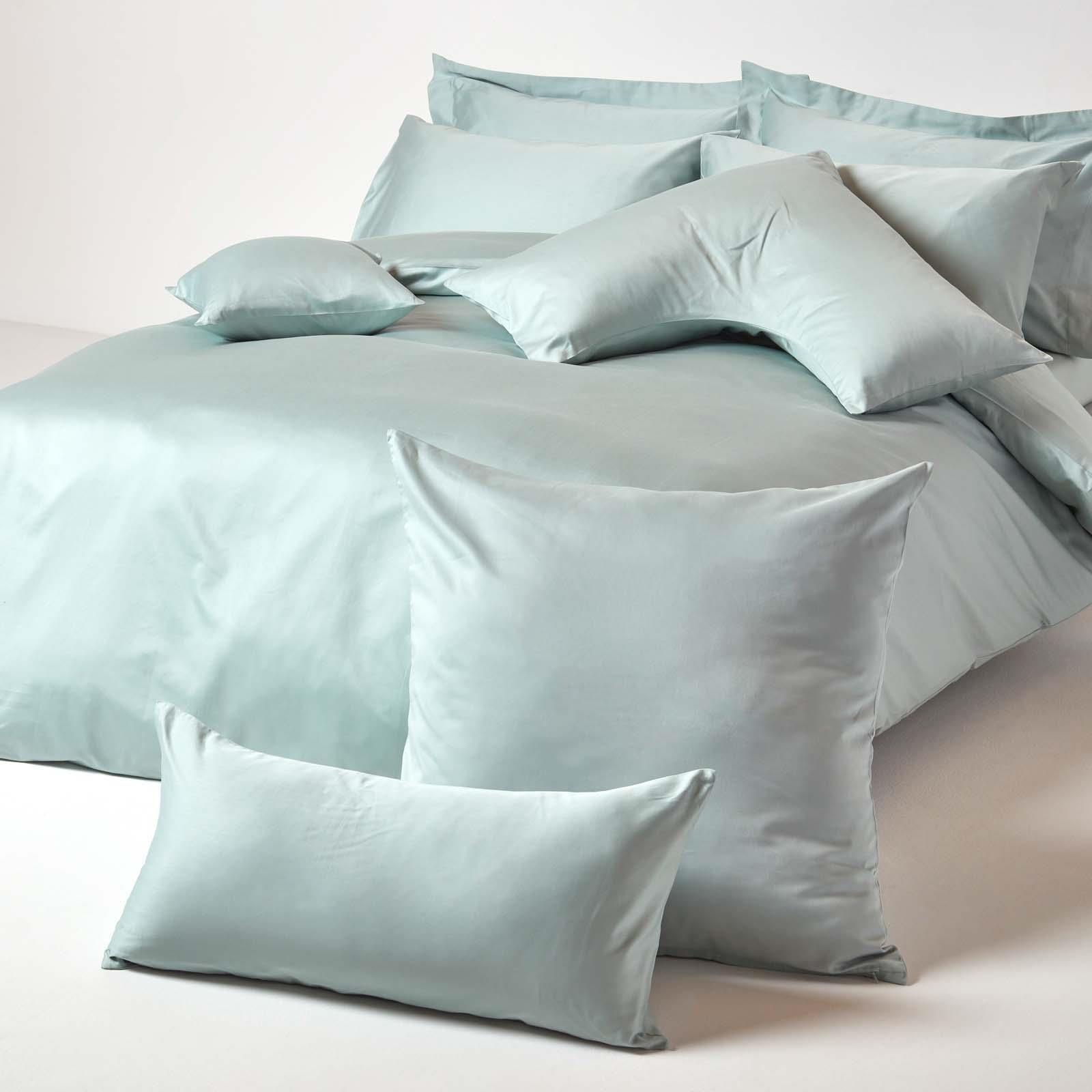 100% Organic Cotton Continental Pillowcase, 400 TC 600 Thread Count Equivalent - Picture 7 of 36
