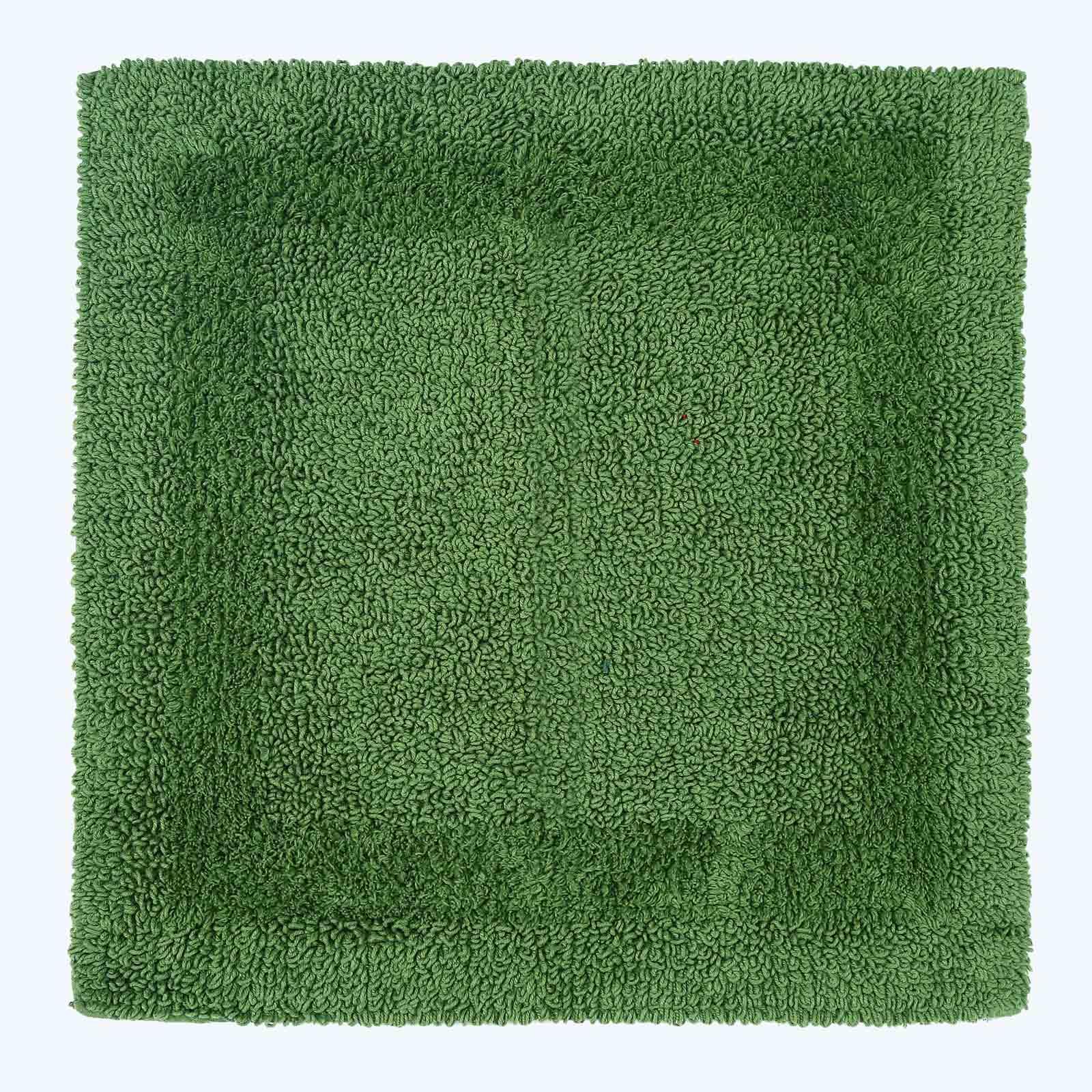 100% Cotton Luxury Reversible Square Shower Mat 50x50cm - Thick, Soft, Non-Slip - Picture 17 of 90