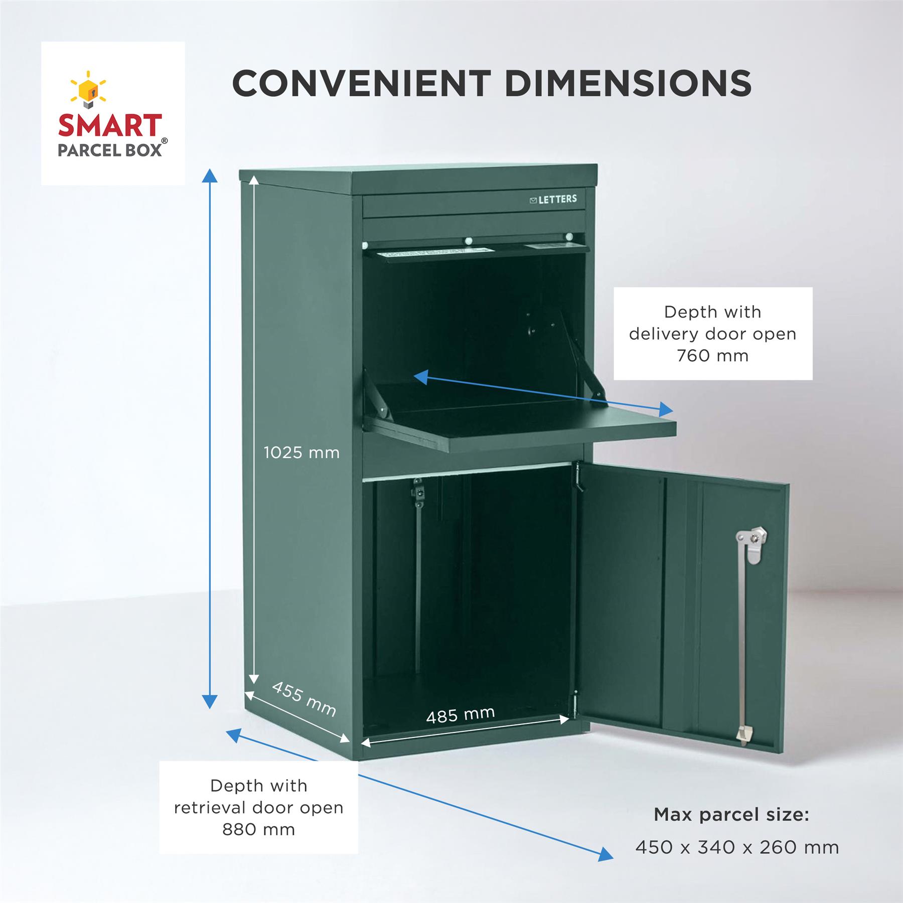 Large/ Extra-Large Front & Rear Access Smart Parcel Box® Special Edition - Picture 31 of 52