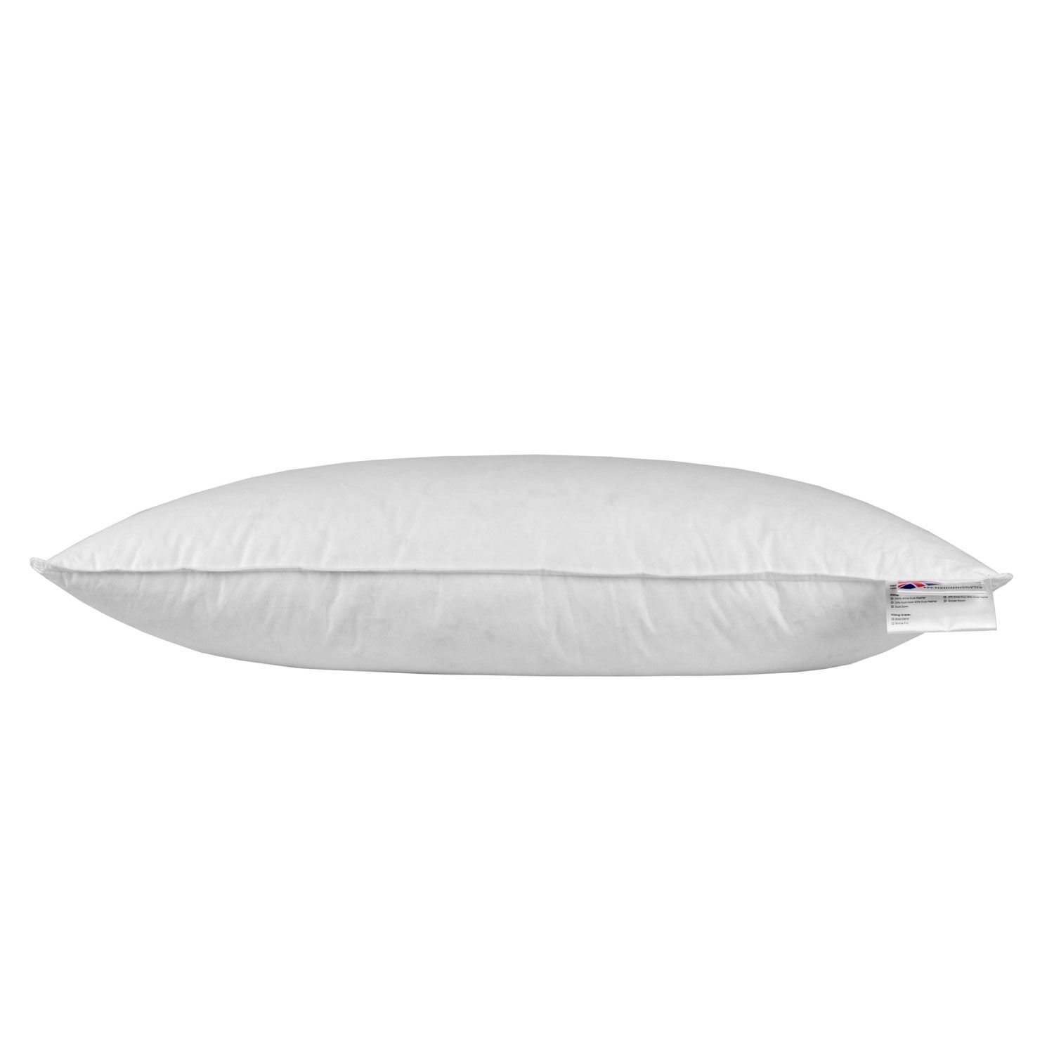 Continental European Size Duck Feather Single & Pillow Pair - 100% Cotton Casing - Picture 15 of 21