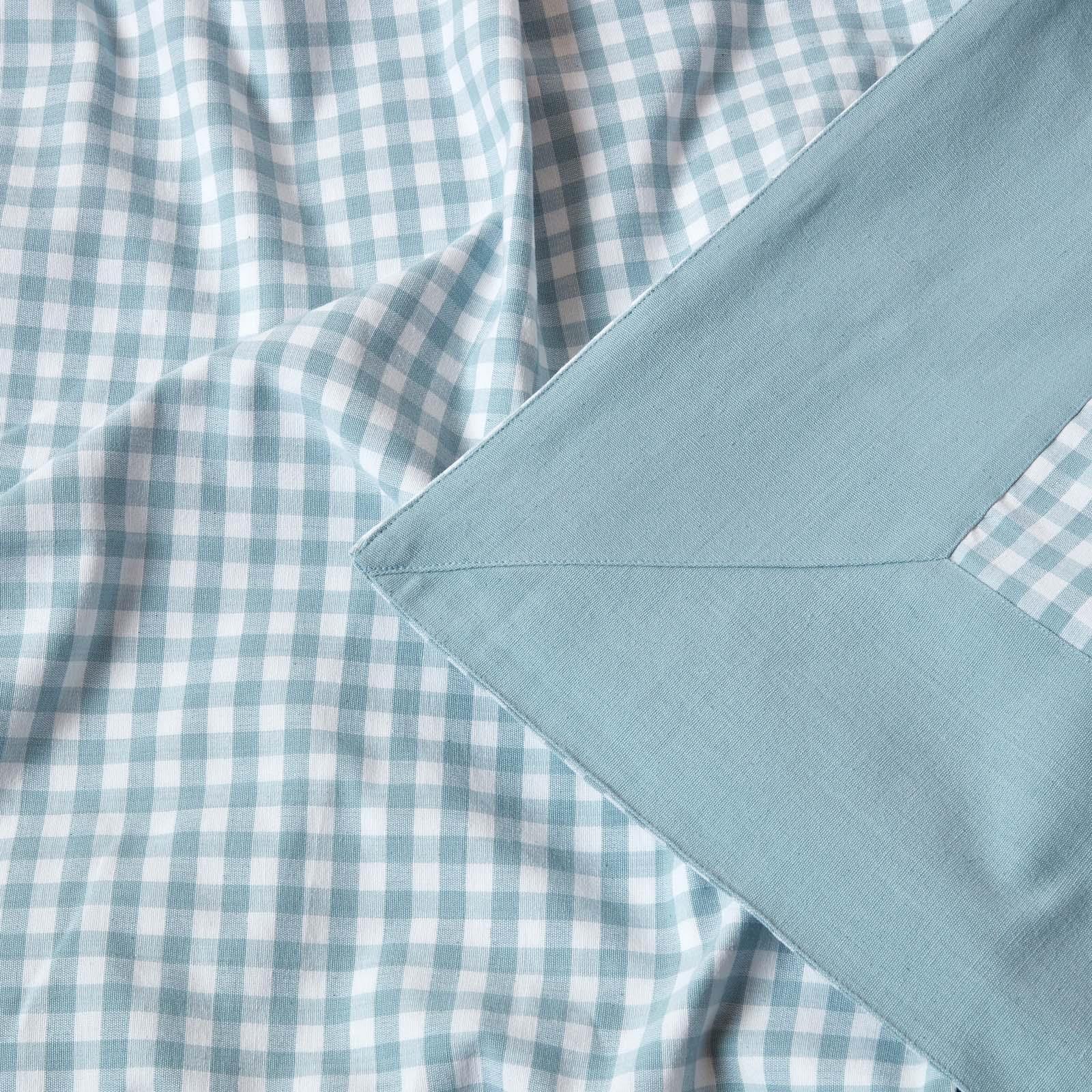 Gingham Check Extra Large Cotton Sofa Throw Bed Covers Settee Throws