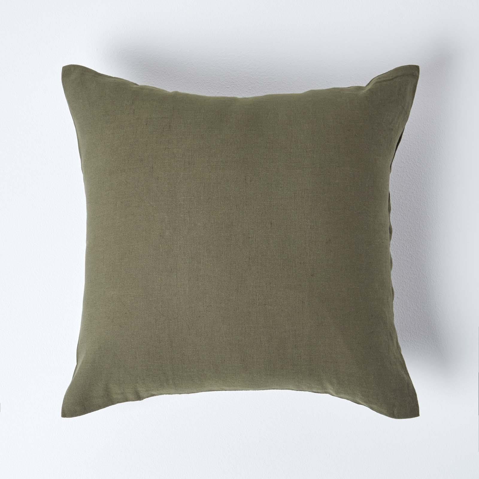 Luxury Cotton Linen Plain Soft Continental European Pillowcase - Picture 12 of 27