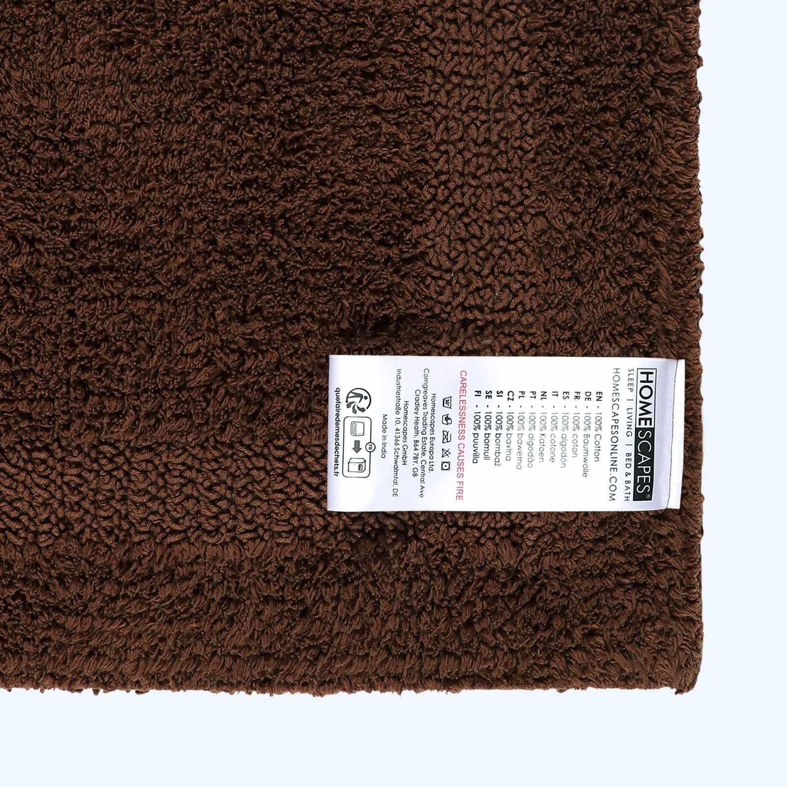100% Cotton Luxury Reversible Extra Large Bath Mat 70x120cm Thick, Soft Non-Slip - Picture 23 of 90