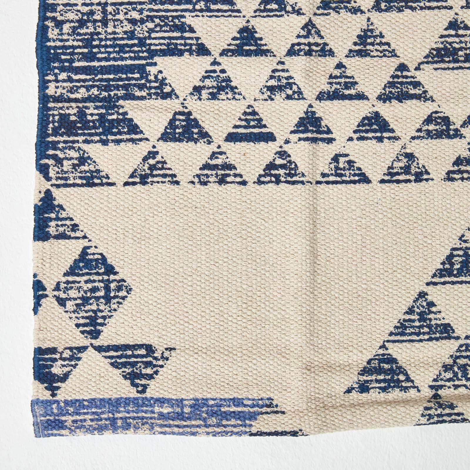 Handwoven Hallway Runner 100% Cotton Hall Rug Multicolour Geometric Printed - Picture 14 of 41