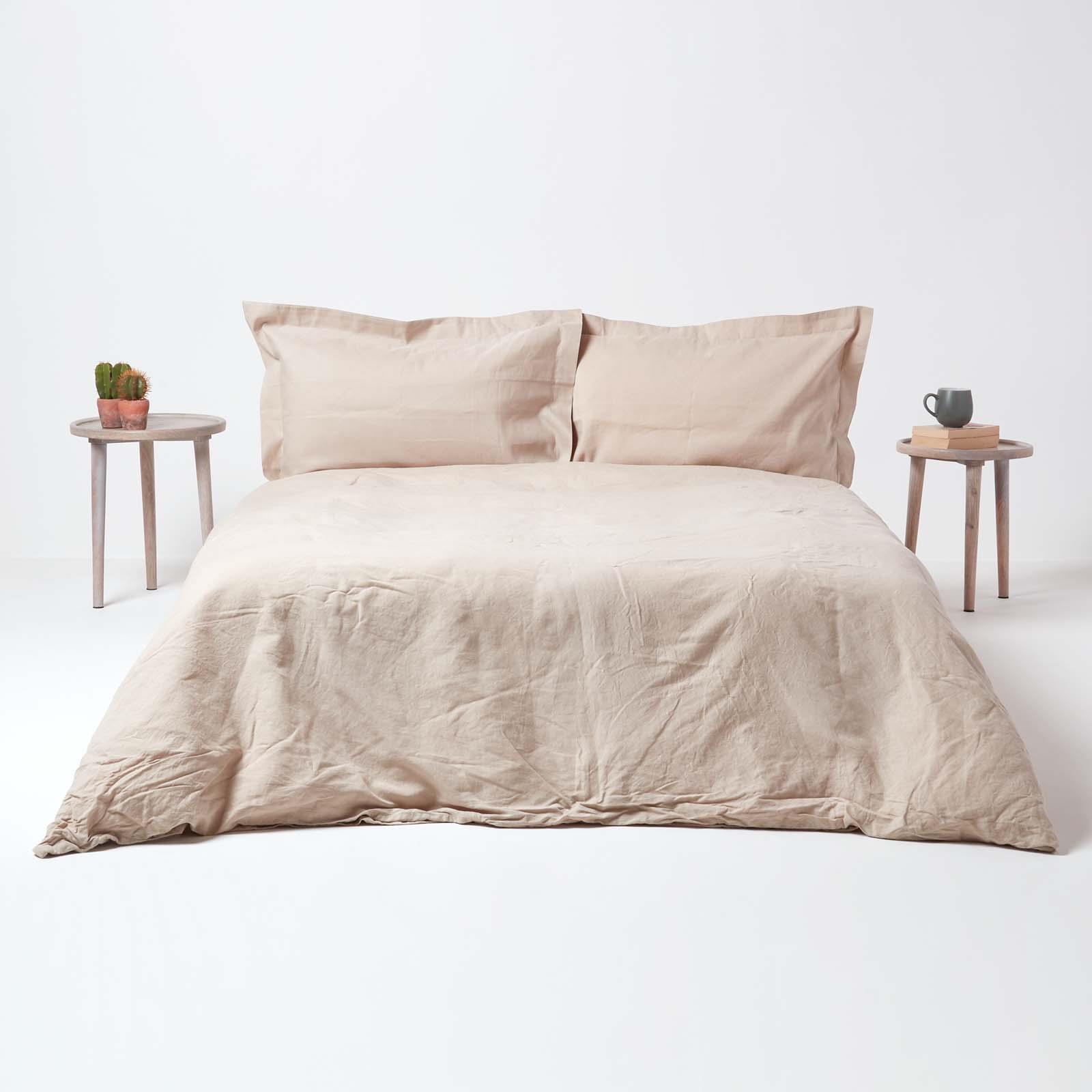 Luxury Soft Linen Plain Oxford/ Housewife Pillowcase Standard & King