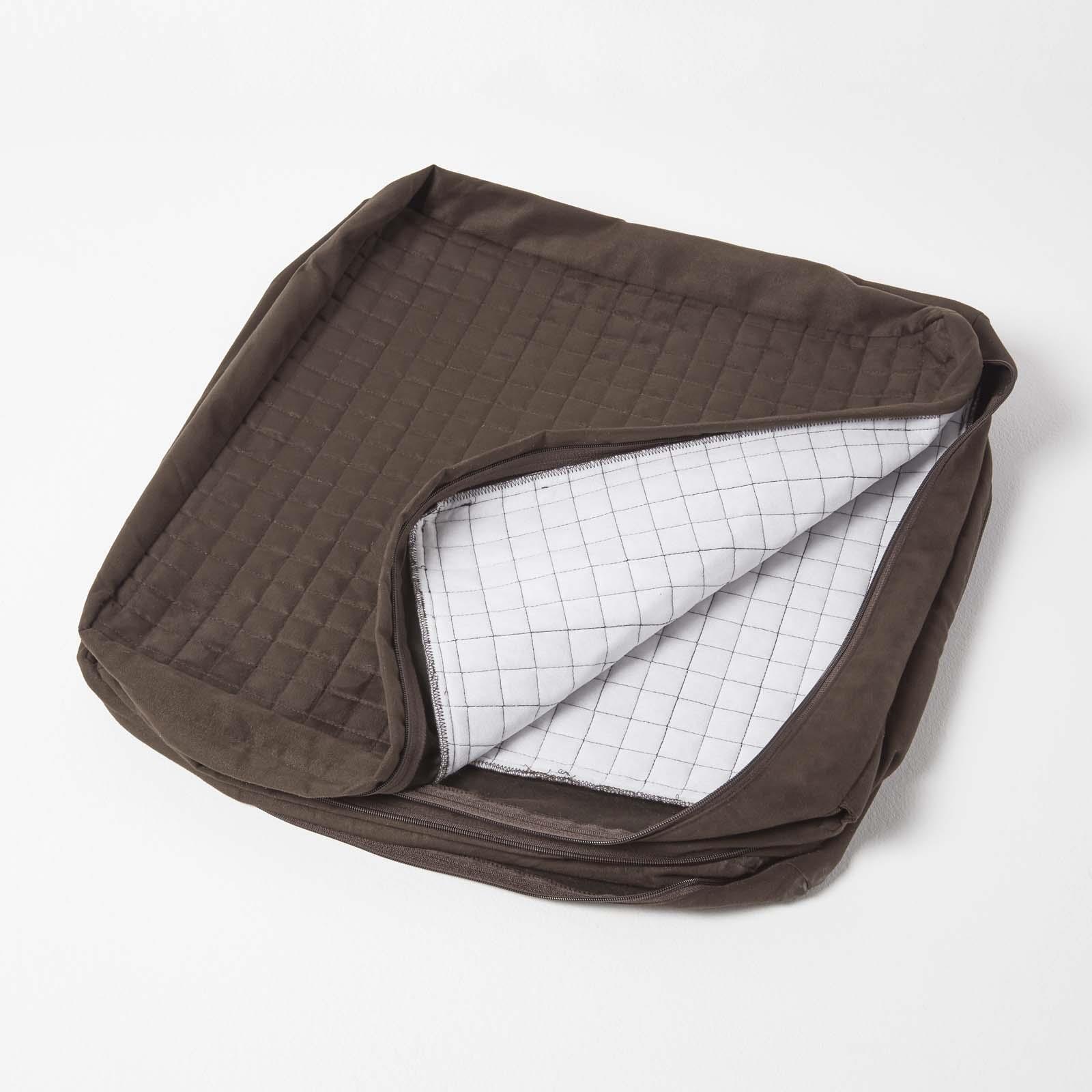 3 Seater Quilted Orthopaedic Booster Cushion Cover with Zip - Picture 39 of 50