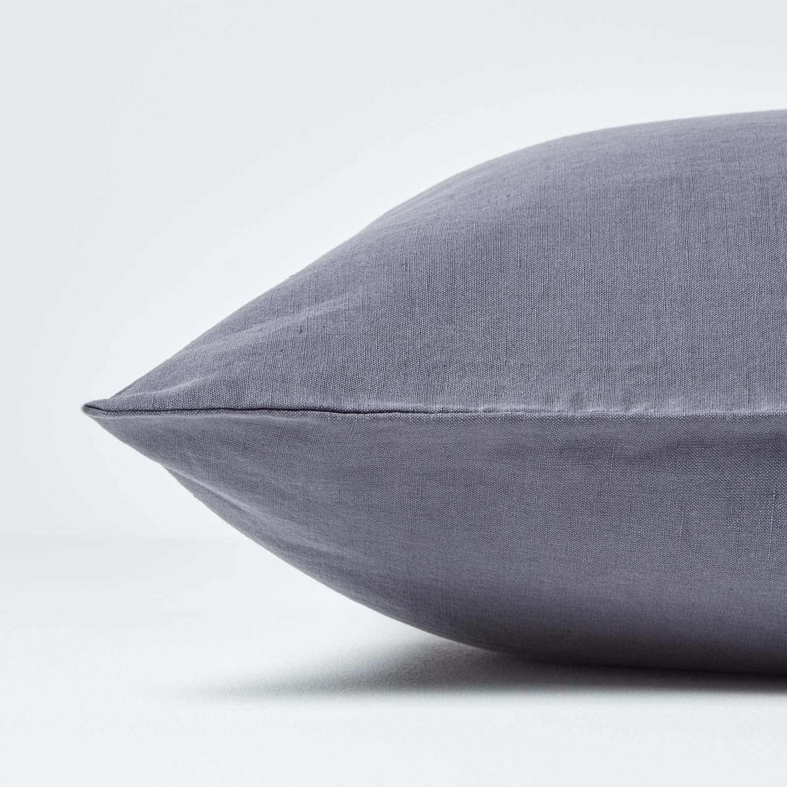 Luxury Cotton Linen Plain Soft Continental European Pillowcase - Picture 8 of 27