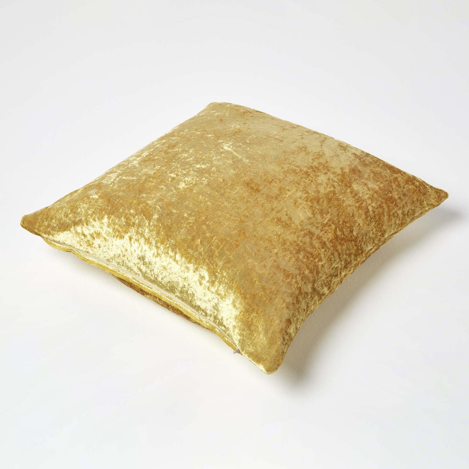 Luxury Crushed Velvet Cushion Covers for Home Sofa Décor 18" x 18" and