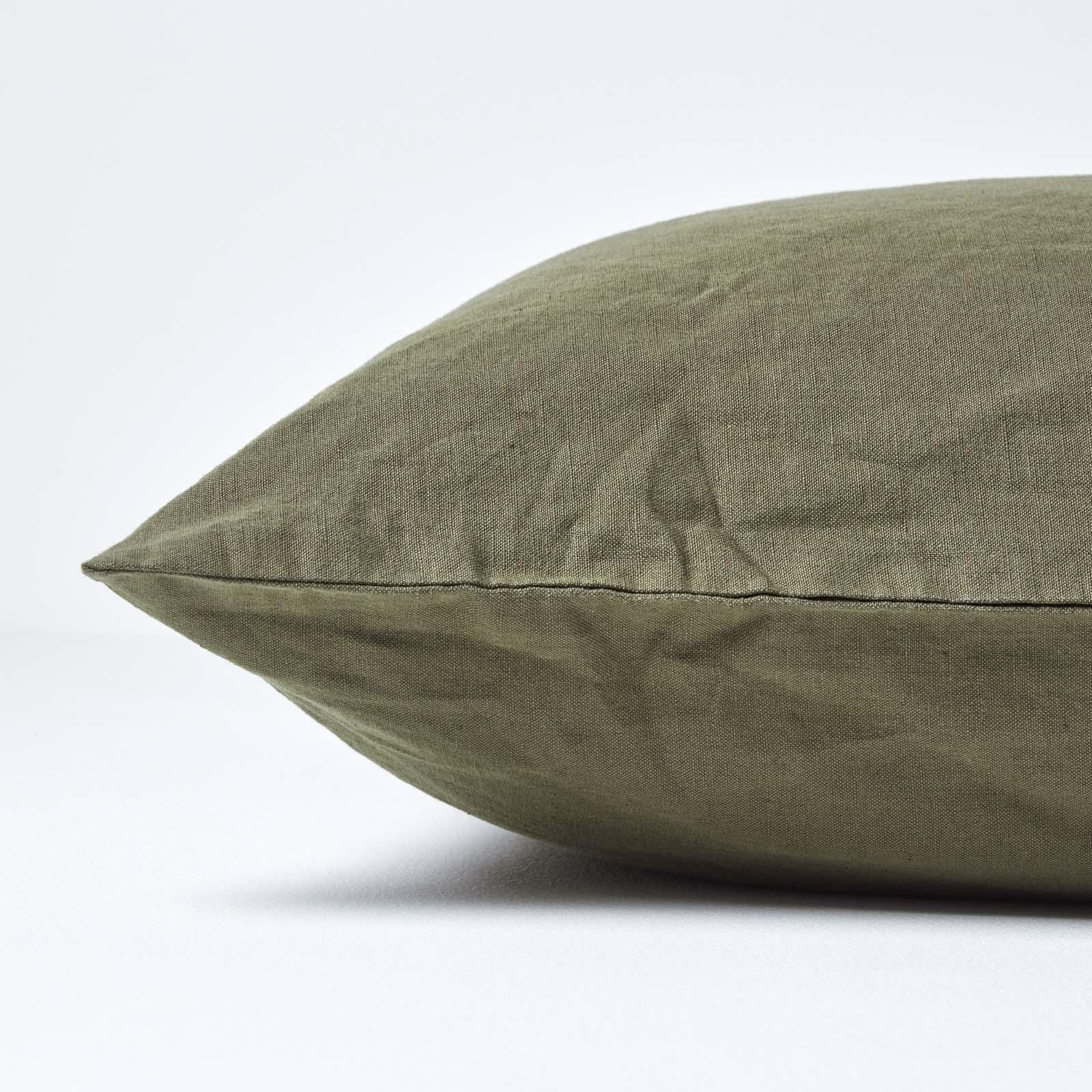Luxury Cotton Linen Plain Soft Continental European Pillowcase - Picture 13 of 27