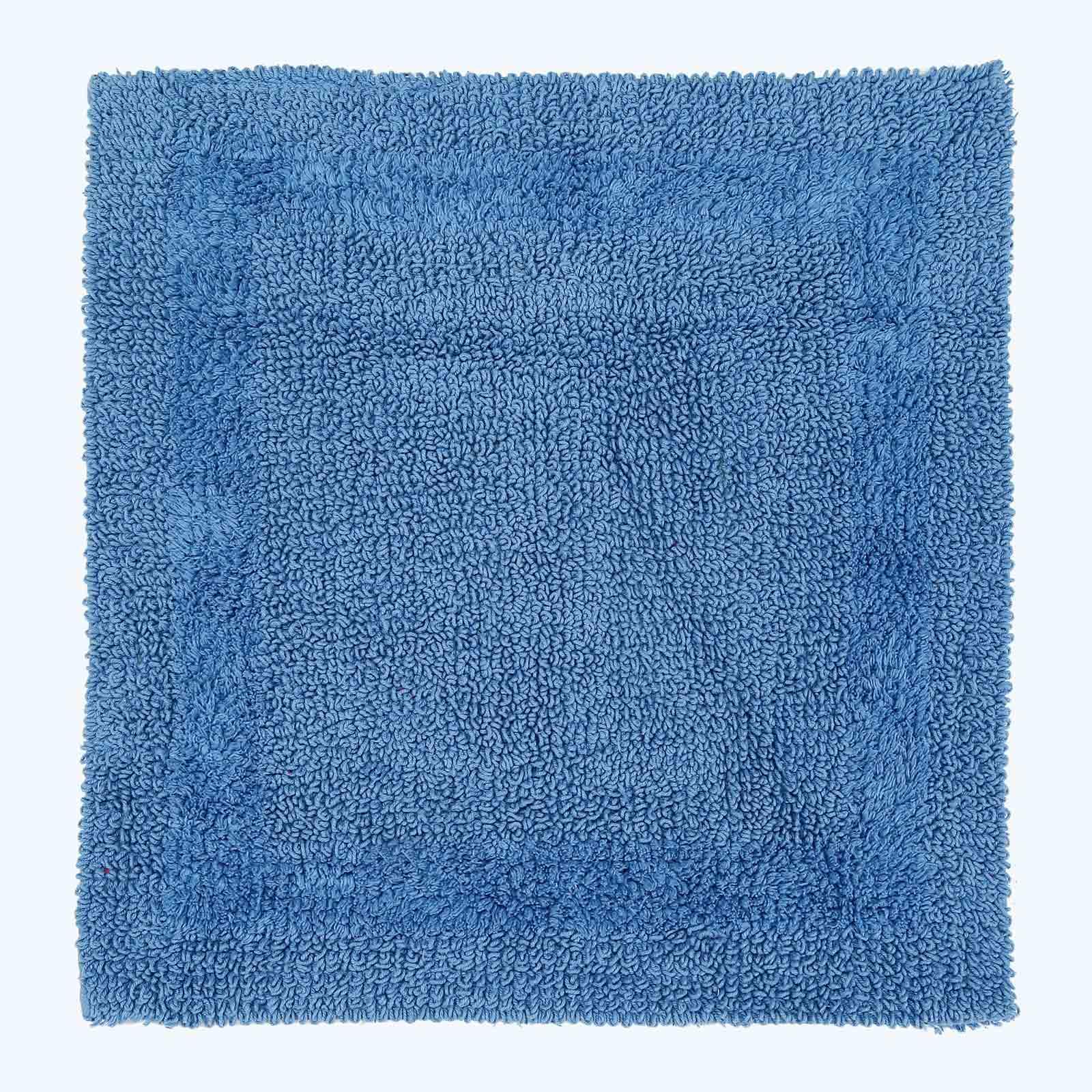 100% Cotton Luxury Reversible Square Shower Mat 50x50cm - Thick, Soft, Non-Slip - Picture 27 of 90
