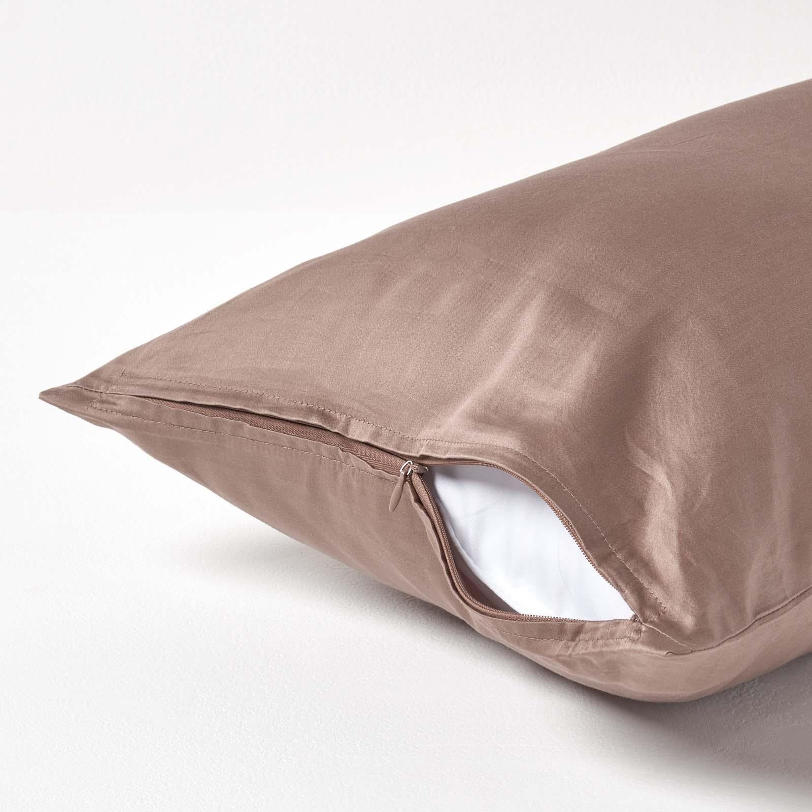 100% Organic Cotton Continental Pillowcase, 400 TC 600 Thread Count Equivalent - Picture 13 of 36