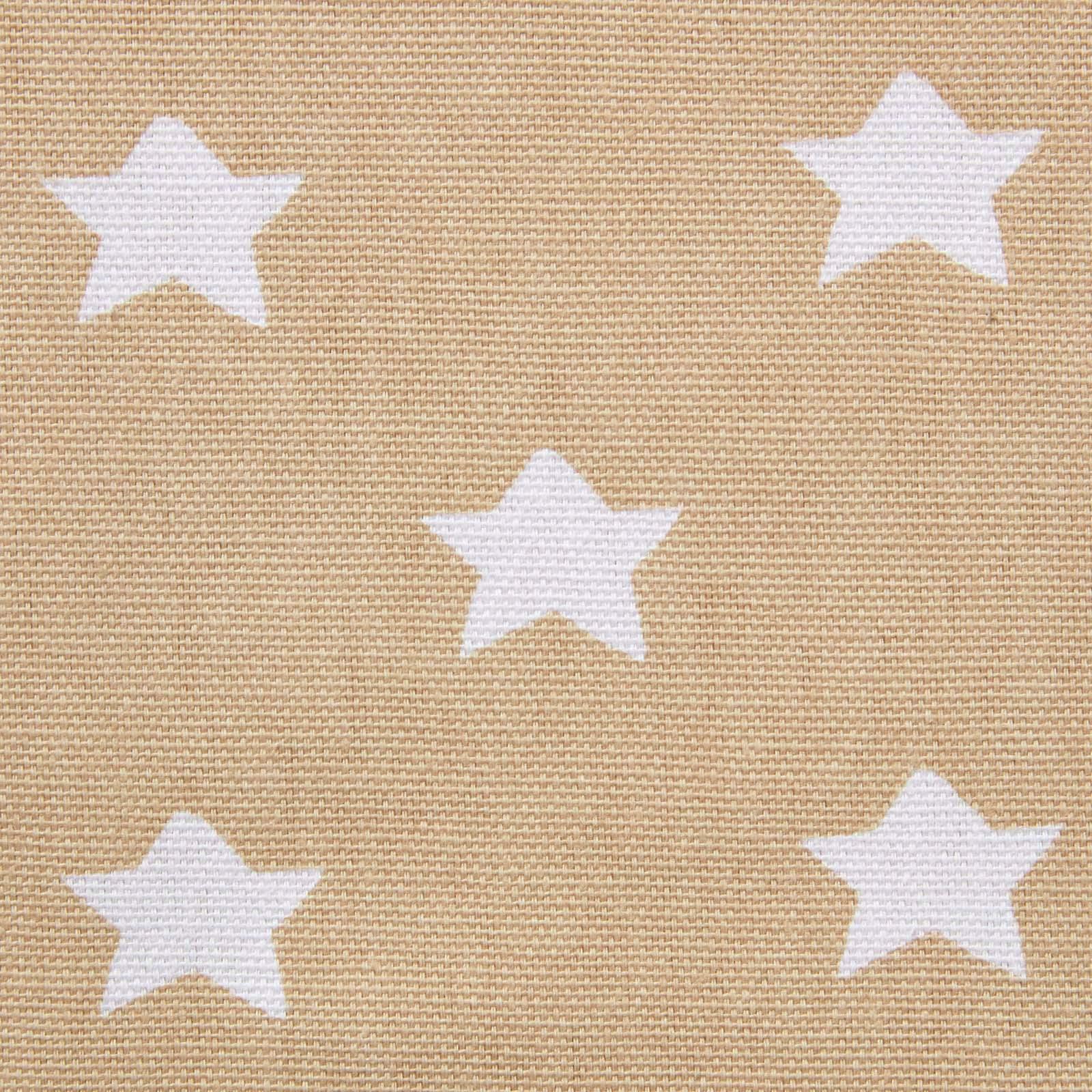 Cotton Beige And White Stars Kitchen Double Oven Gloves Apron Towel Pot Holder - Picture 5 of 26