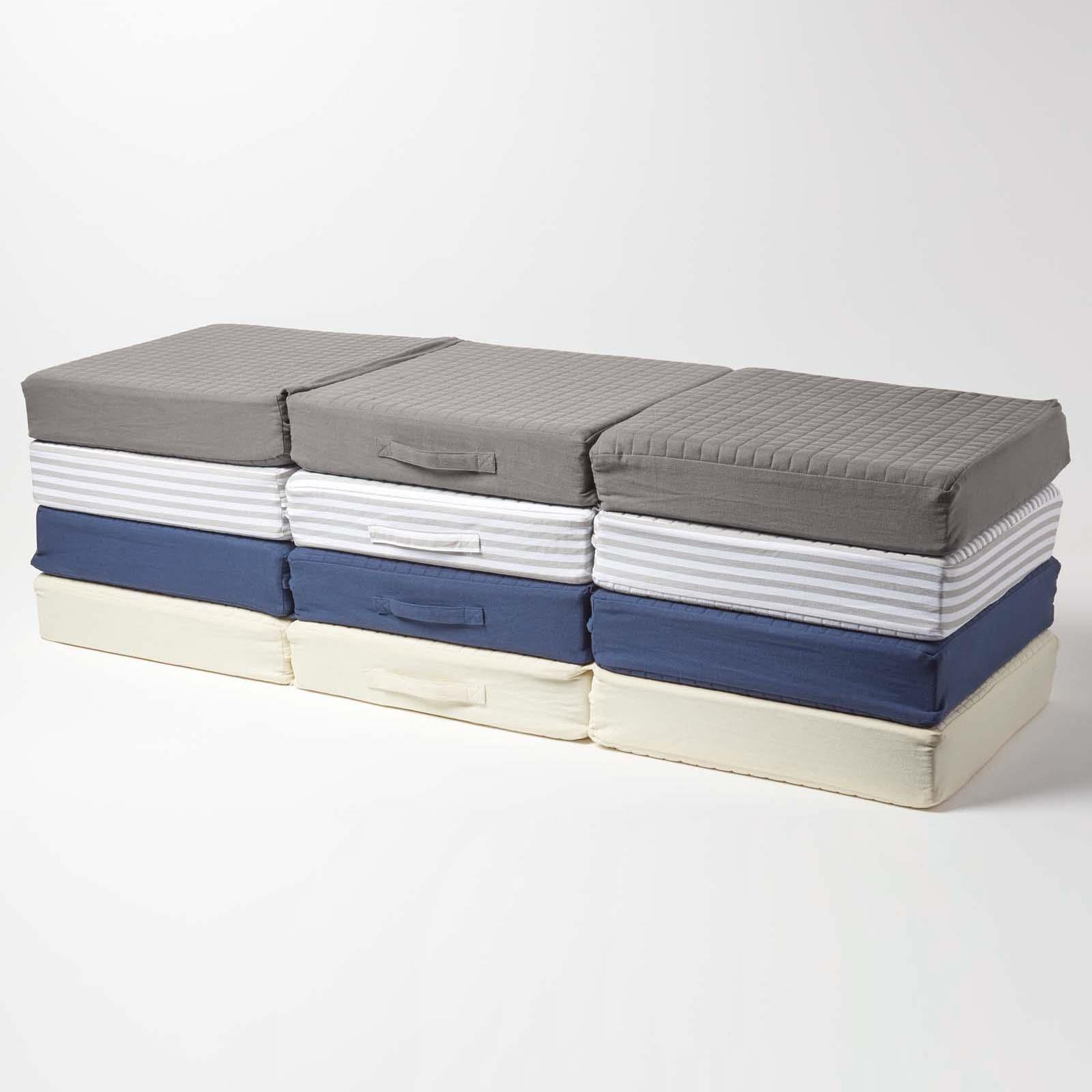 3 Seater Quilted Orthopaedic Booster Cushion Cover with Zip - Picture 29 of 50