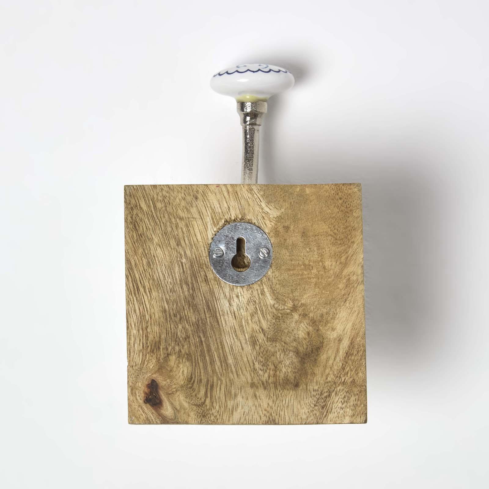 Wall Mounted Vintage style Decorative Coat Rack Hook Hangers with 2 and 4 Hooks - Afbeelding 25 van 29