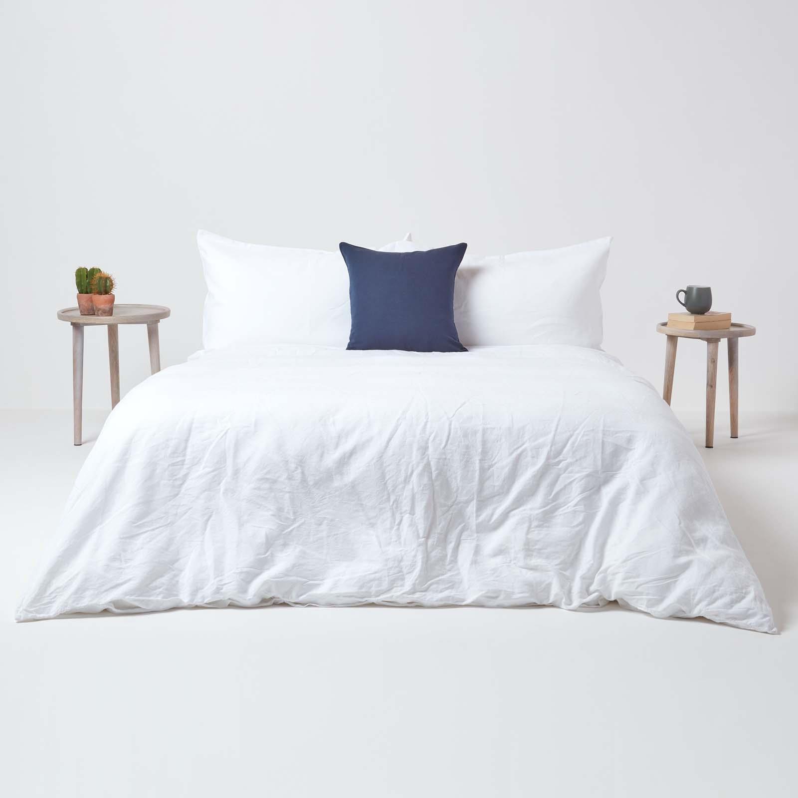 Luxury Cotton Linen Plain Soft Continental European Pillowcase - Picture 26 of 27