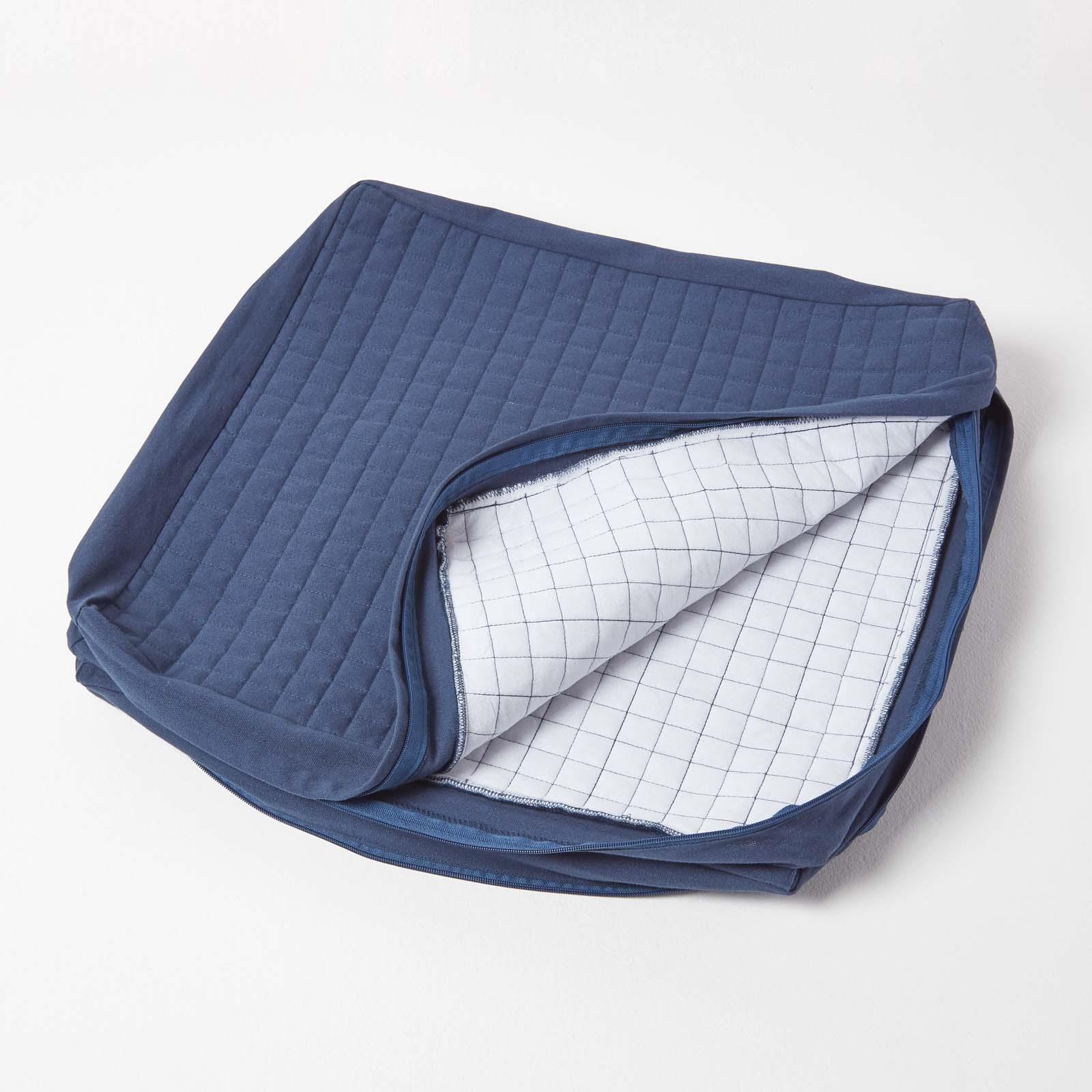 3 Seater Quilted Orthopaedic Booster Cushion Cover with Zip - Picture 25 of 50