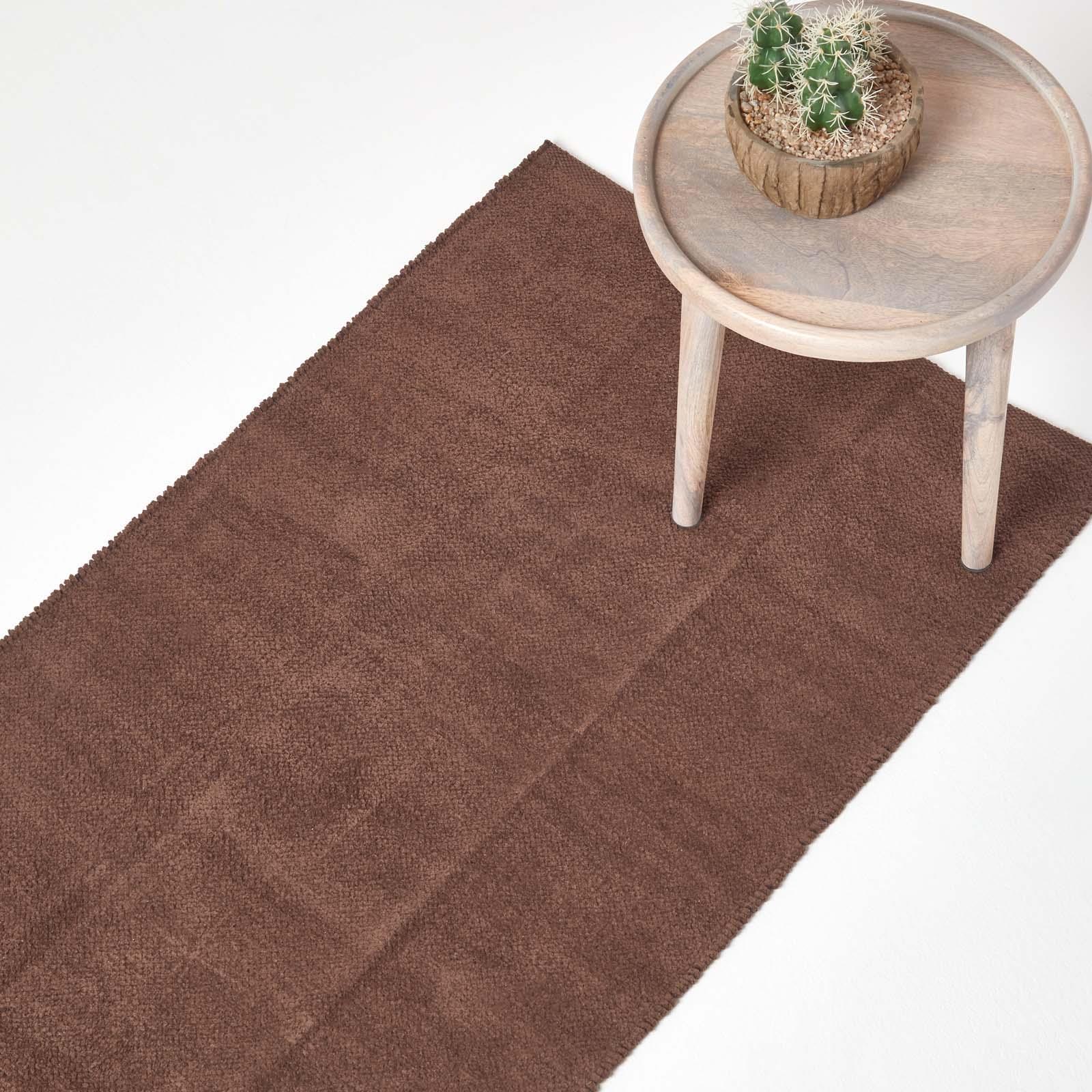 Small Large Extra Long Soft Cotton Shower Bathroom Mats Set Washable