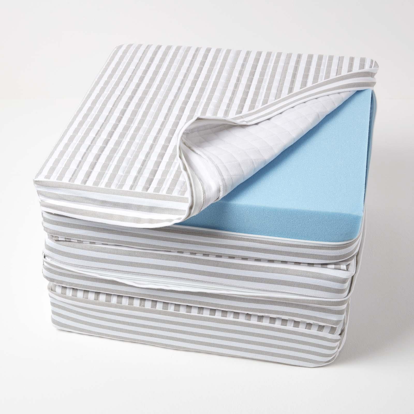 3 Seater Quilted Orthopaedic Booster Cushion Cover with Zip - Picture 16 of 50