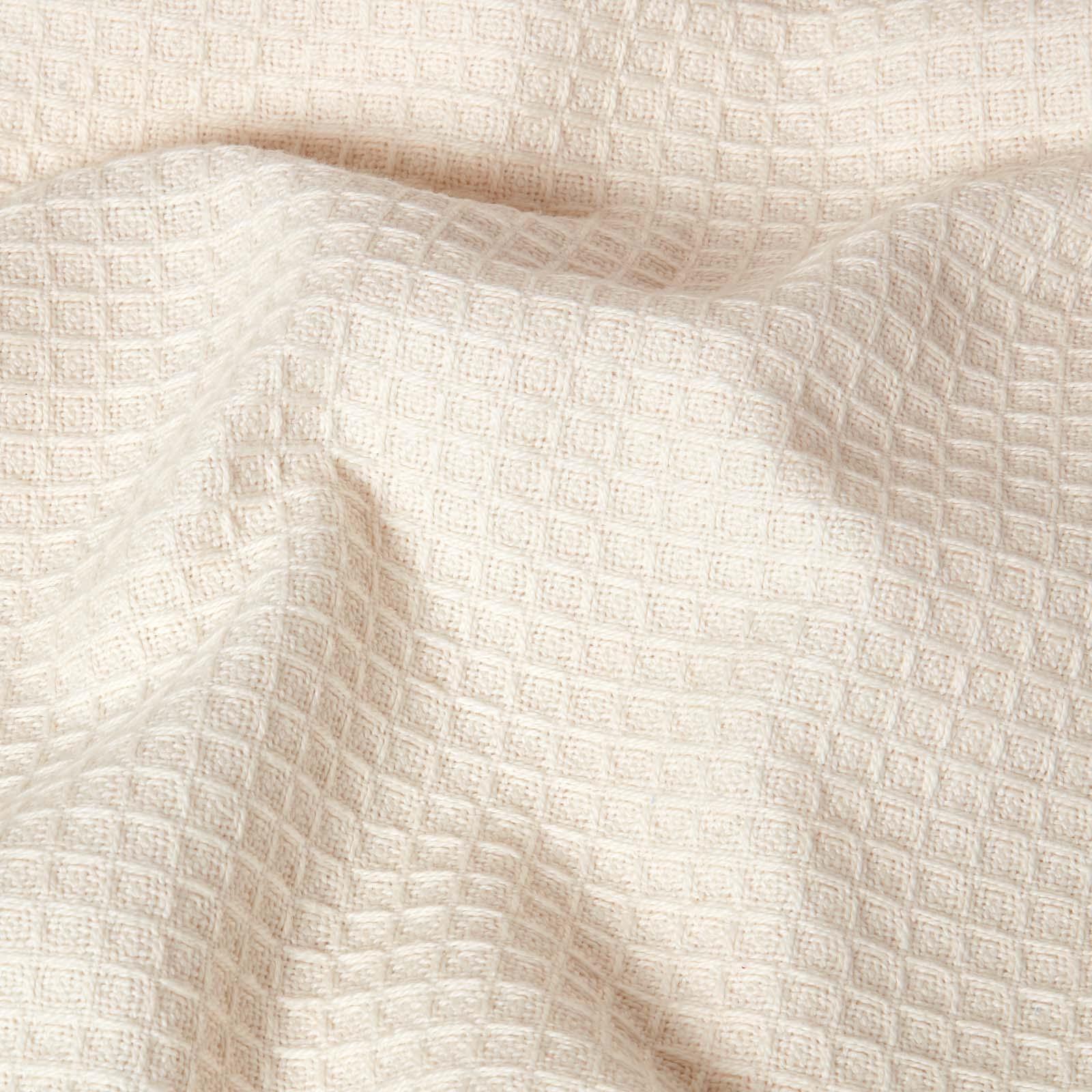 Organic Cotton Waffle Blanket/ Throw Blue, Pink, Green, Natural, White - Picture 11 of 28