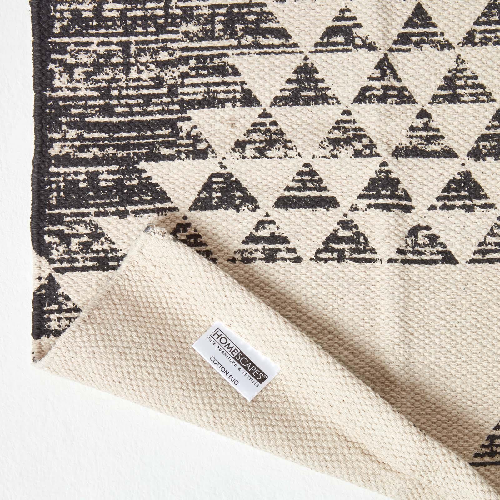 Handwoven Hallway Runner 100% Cotton Hall Rug Multicolour Geometric Printed - Picture 11 of 41