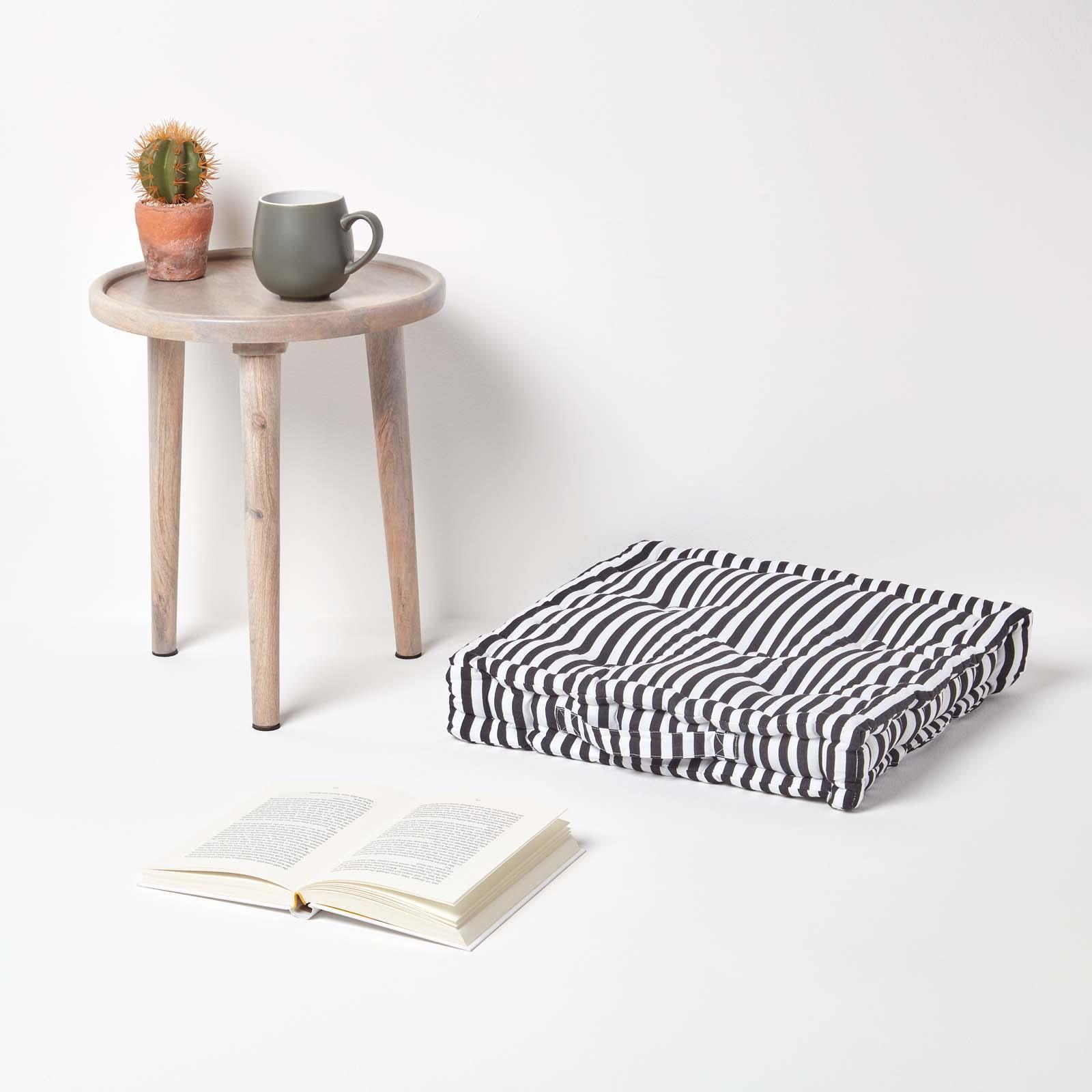 Thick & Thin Stripe Floor Cushion Seat Pad Riser Dining Chair Booster Cushion - Picture 15 of 55
