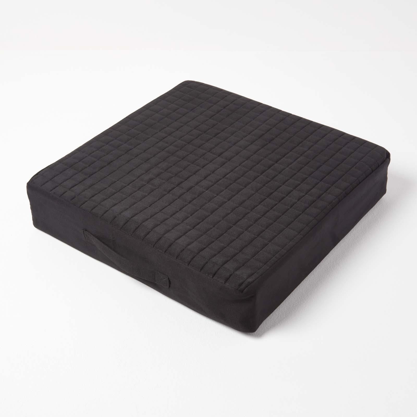 Quilted Armchair Booster Cushion with Removable Cover Firm Orthopaedic Foam - Picture 28 of 43