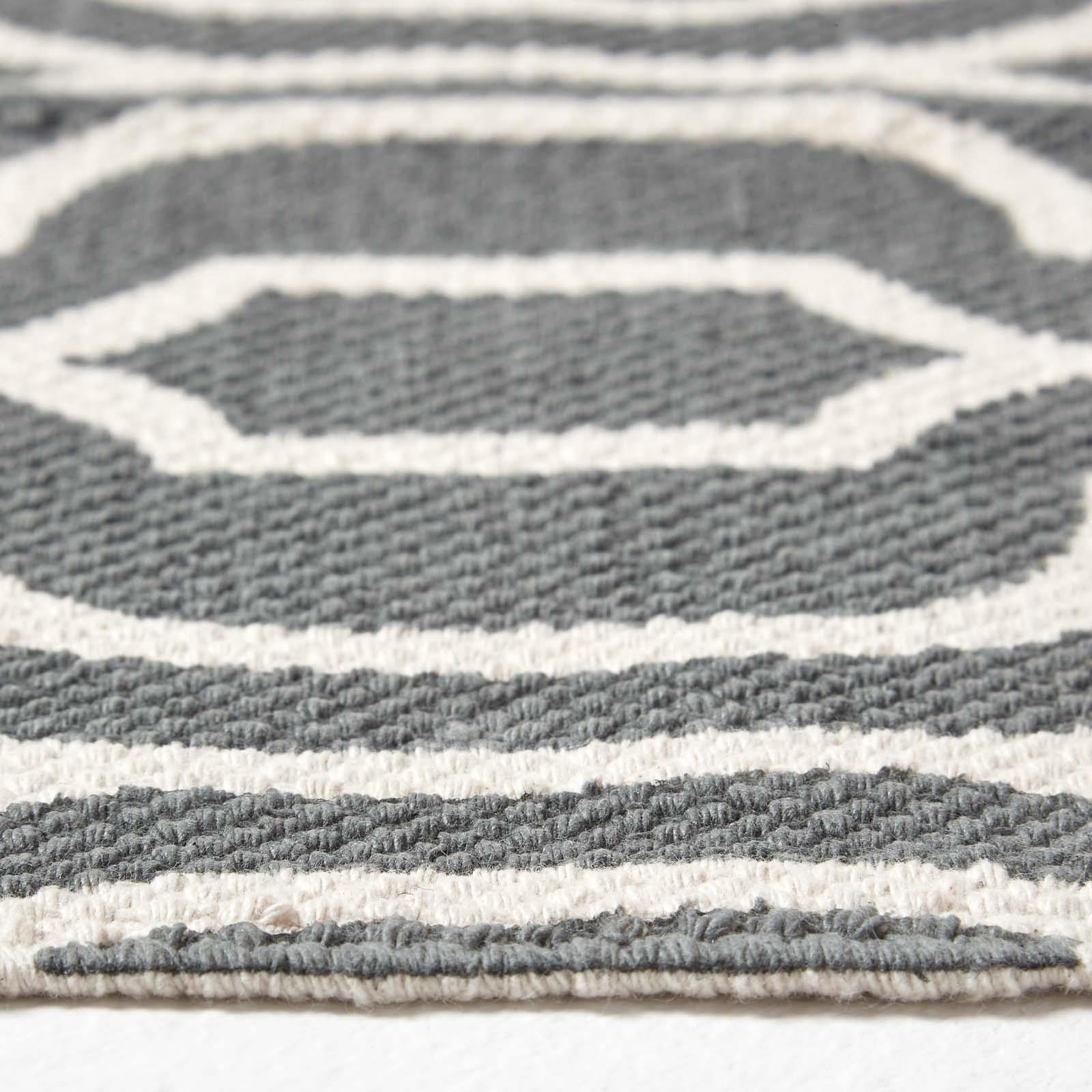 Handwoven Hallway Runner 100% Cotton Hall Rug Multicolour Geometric Printed - Picture 30 of 41