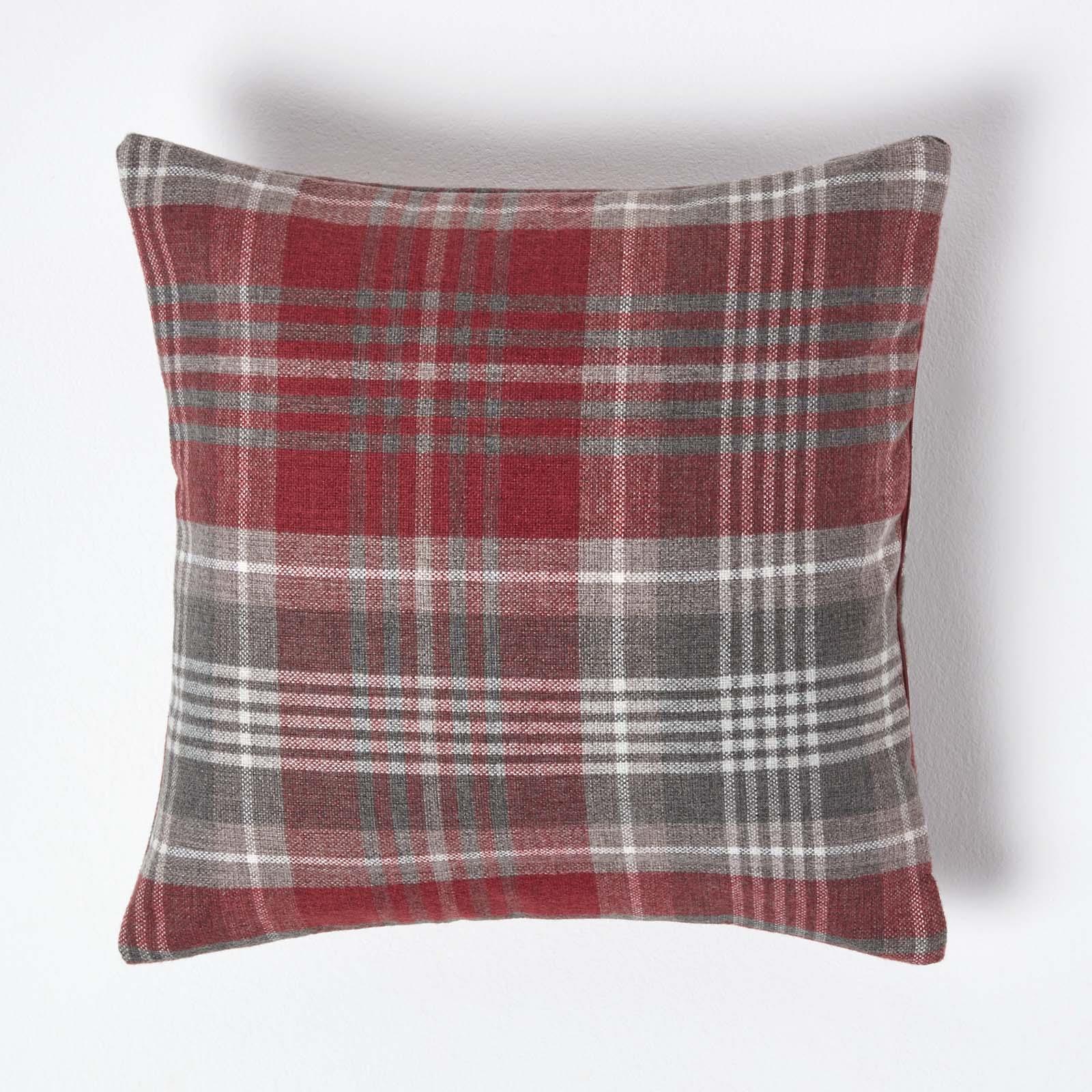 Tartan Check 100% Cotton and Polyester Sofa or Settee Cushion Covers Washable - Picture 41 of 50