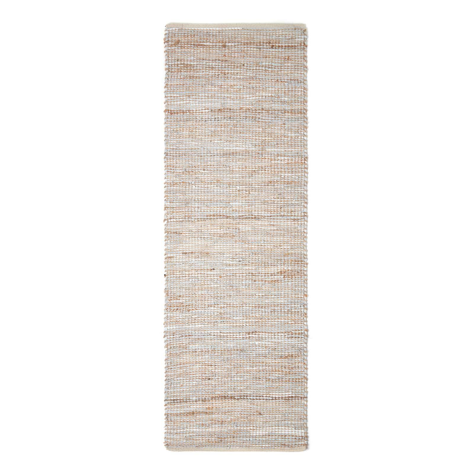 Madras Leather Hemp Rugs for Living Rooms, Brown, Natural - Picture 15 of 20