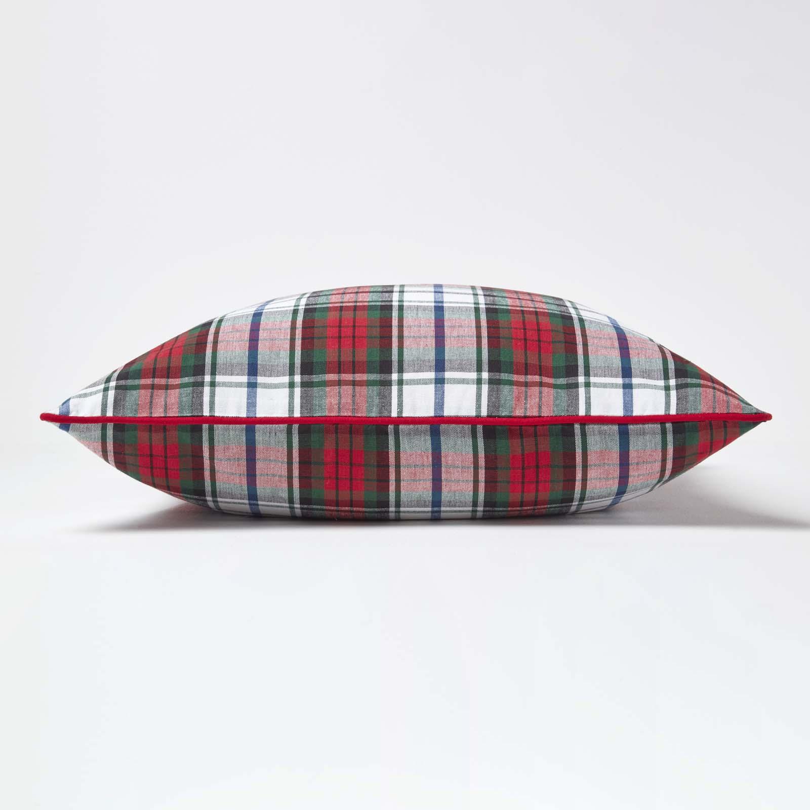 Tartan Check 100% Cotton and Polyester Sofa or Settee Cushion Covers Washable - Picture 32 of 50