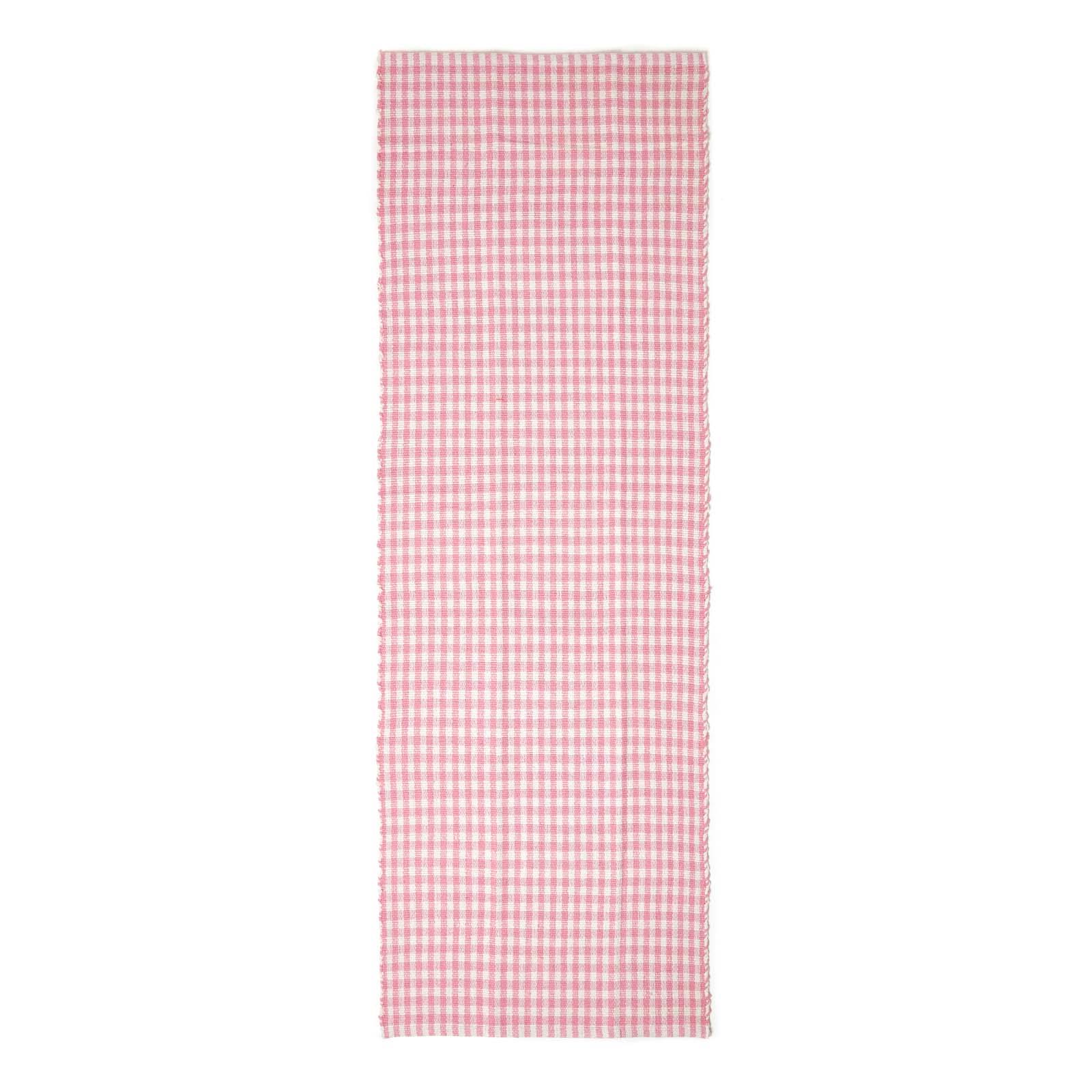 Cotton Gingham Rugs Pink Blue Beige Green Orange Carpet Kids Bath Mats - Picture 33 of 43