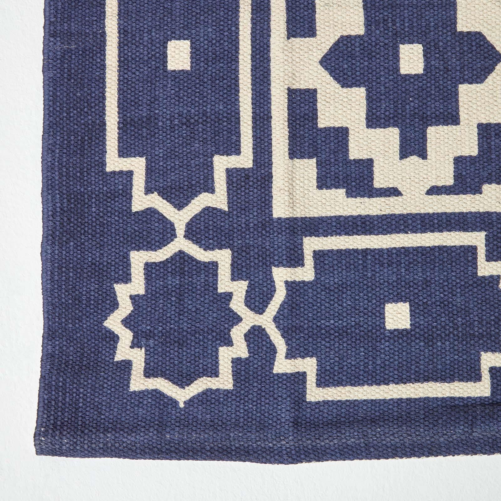 Handwoven Hallway Runner 100% Cotton Hall Rug Multicolour Geometric Printed - Picture 19 of 41