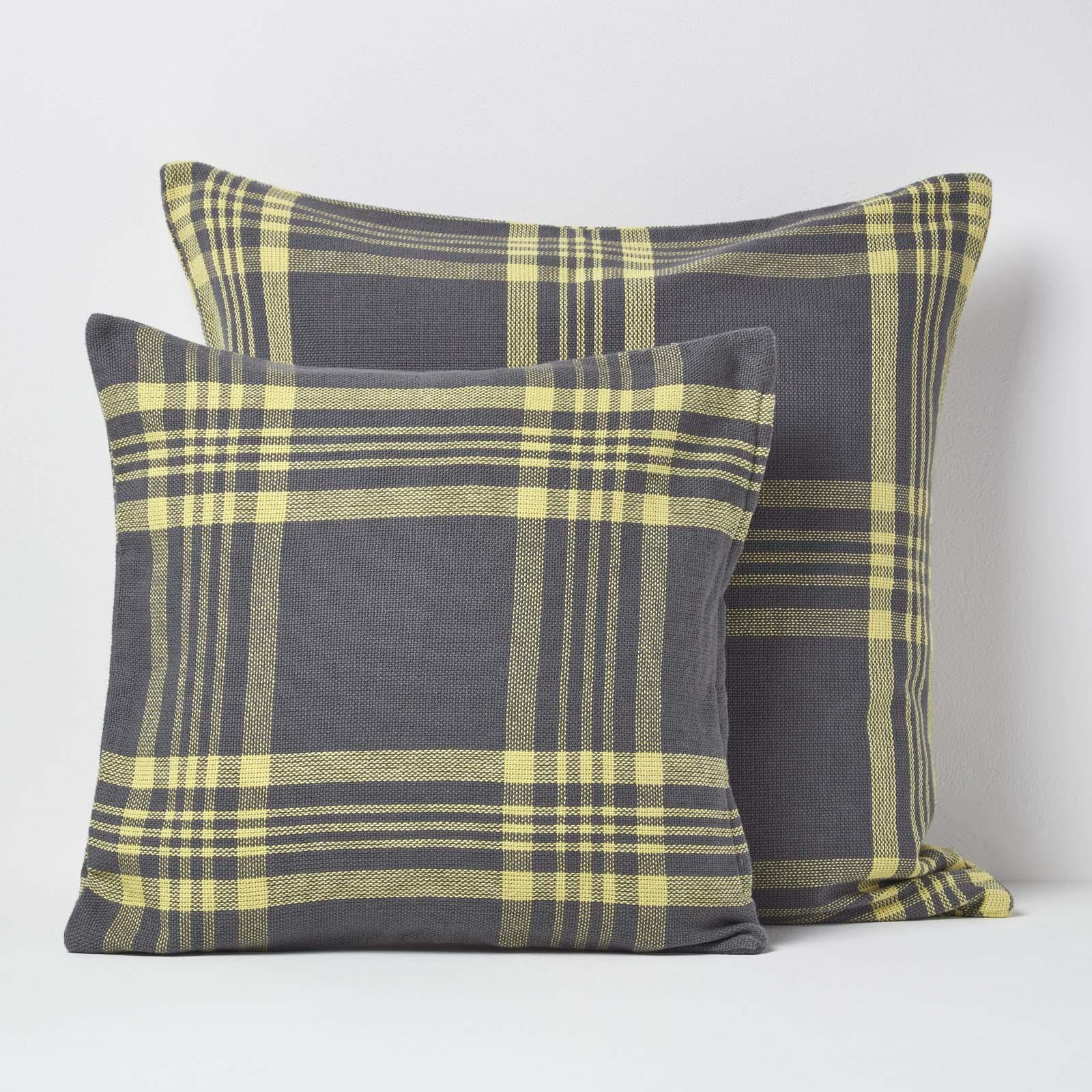 Tartan Check 100% Cotton and Polyester Sofa or Settee Cushion Covers Washable - Picture 24 of 50