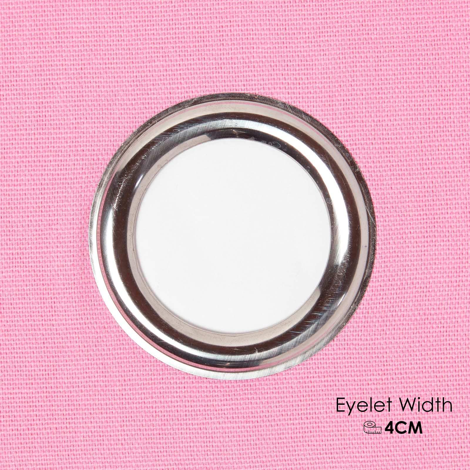 Plain Dyed Heavy Cotton Curtain Eyelet Ready Made Ring Top White, Blue, Grey - Picture 70 of 83