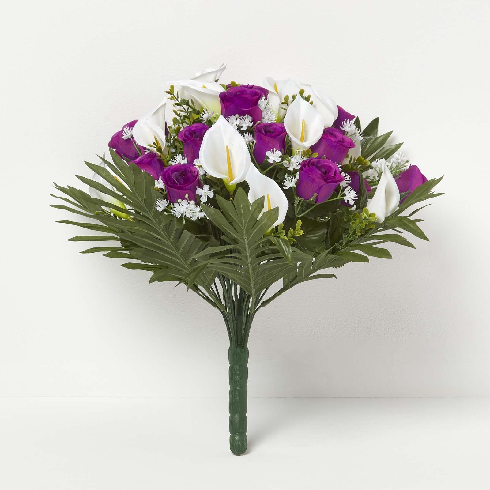 Artificial Fake Flowers Bouquet Arrangement Home Wedding Party Garden-Decor - Picture 28 of 38