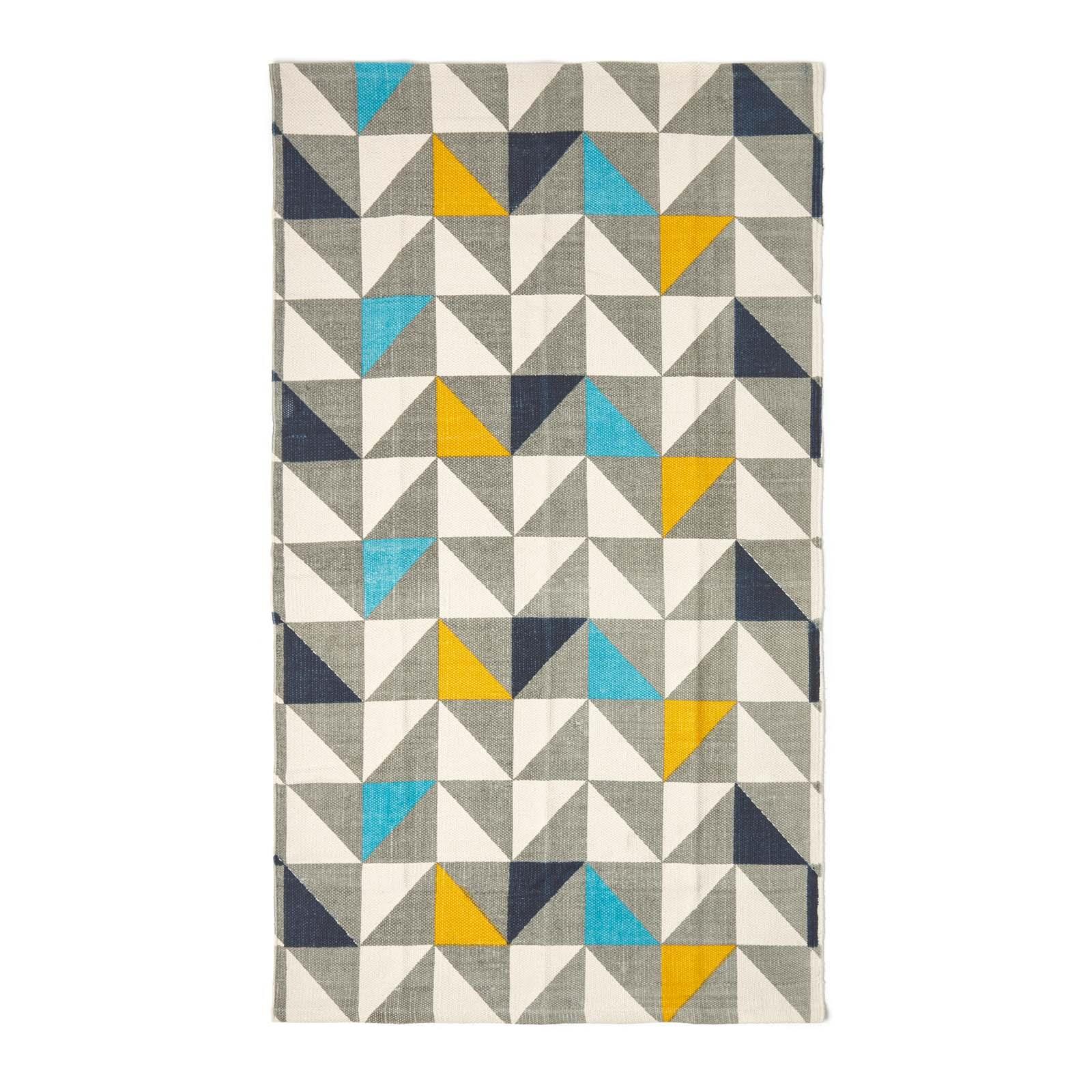 New Small and Extra Large Modern Soft Multi Coloured Geometric Printed Rugs - Picture 4 of 56