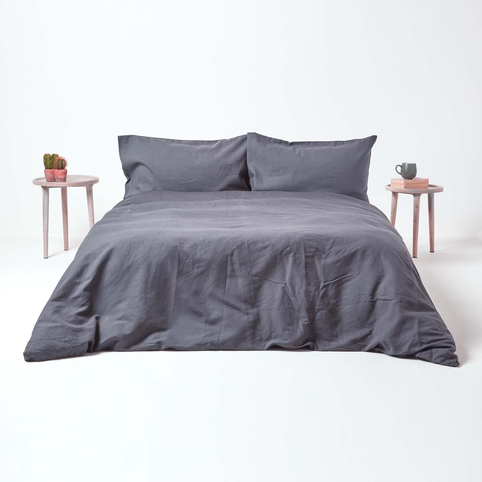 Luxury Soft Linen Plain Oxford/ Housewife Pillowcase Standard & King
