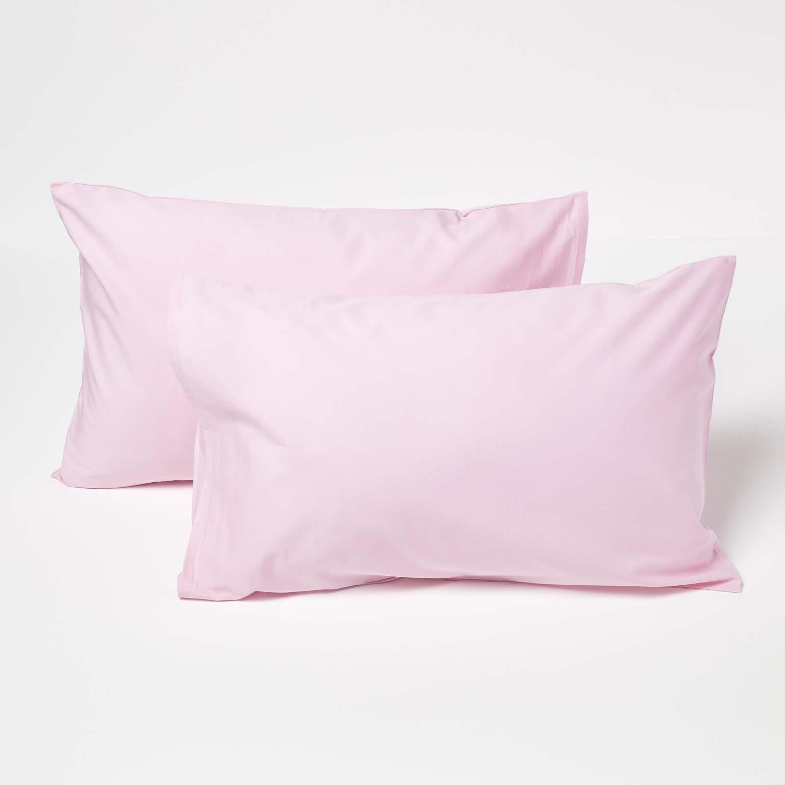 Funda Almohada Cama Cuna Algodón Egipcio 40 x 60 cm Par 200TC 400TC Equivalente - Imagen 17 de 31